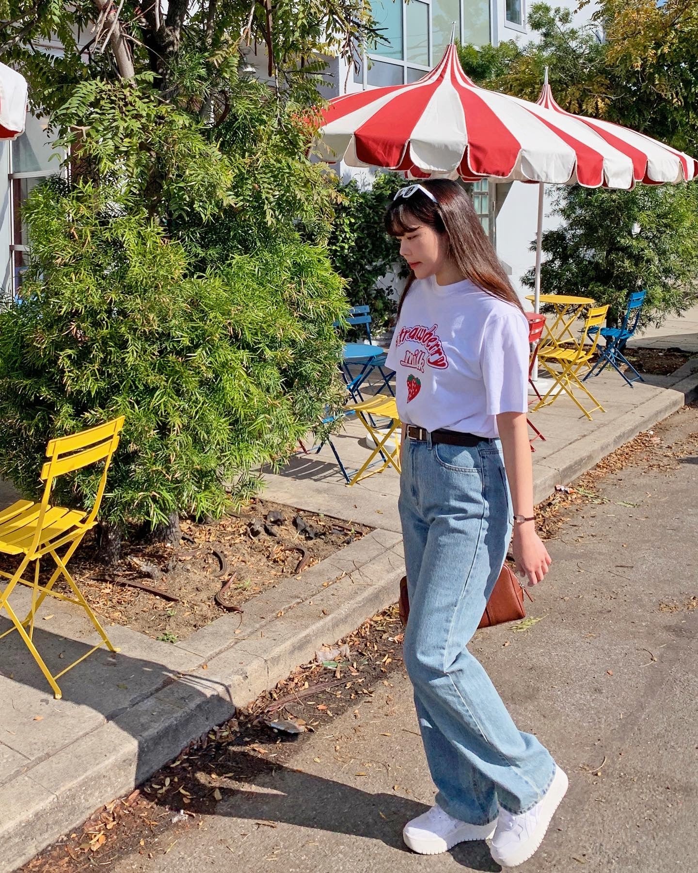 Straight Fit Recycled Denim Pants