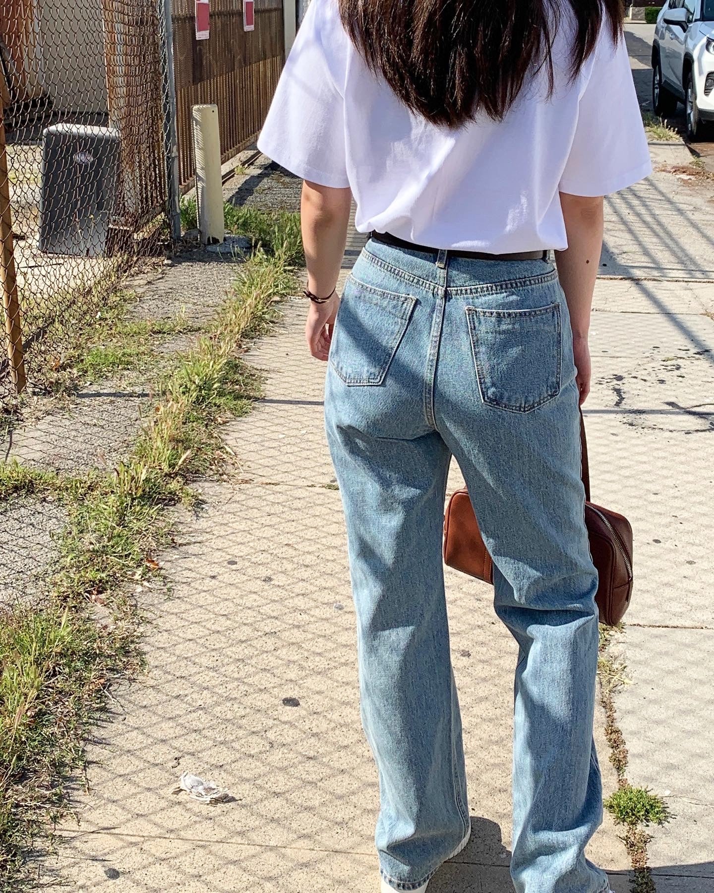 Straight Fit Recycled Denim Pants