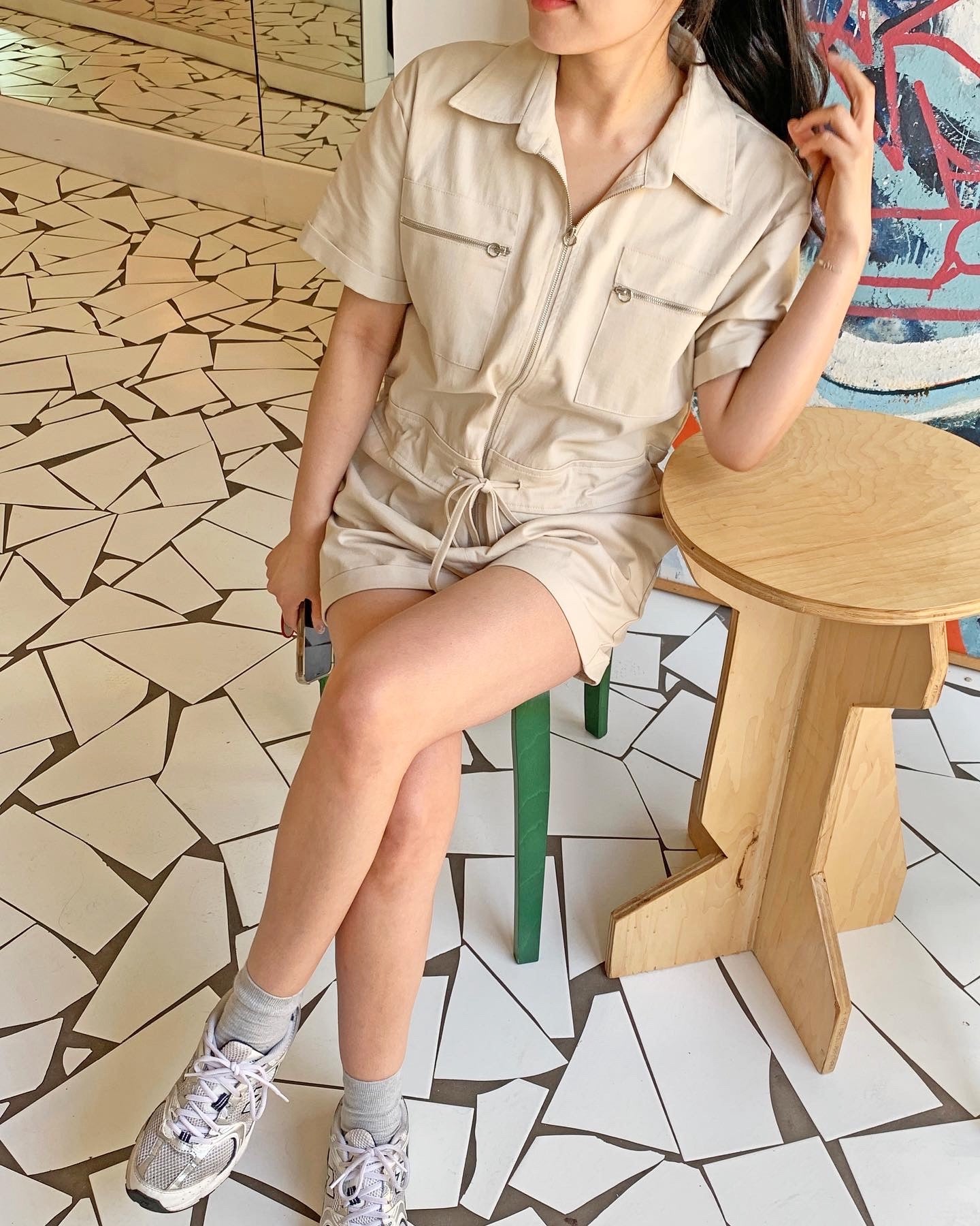 Zip Up Romper