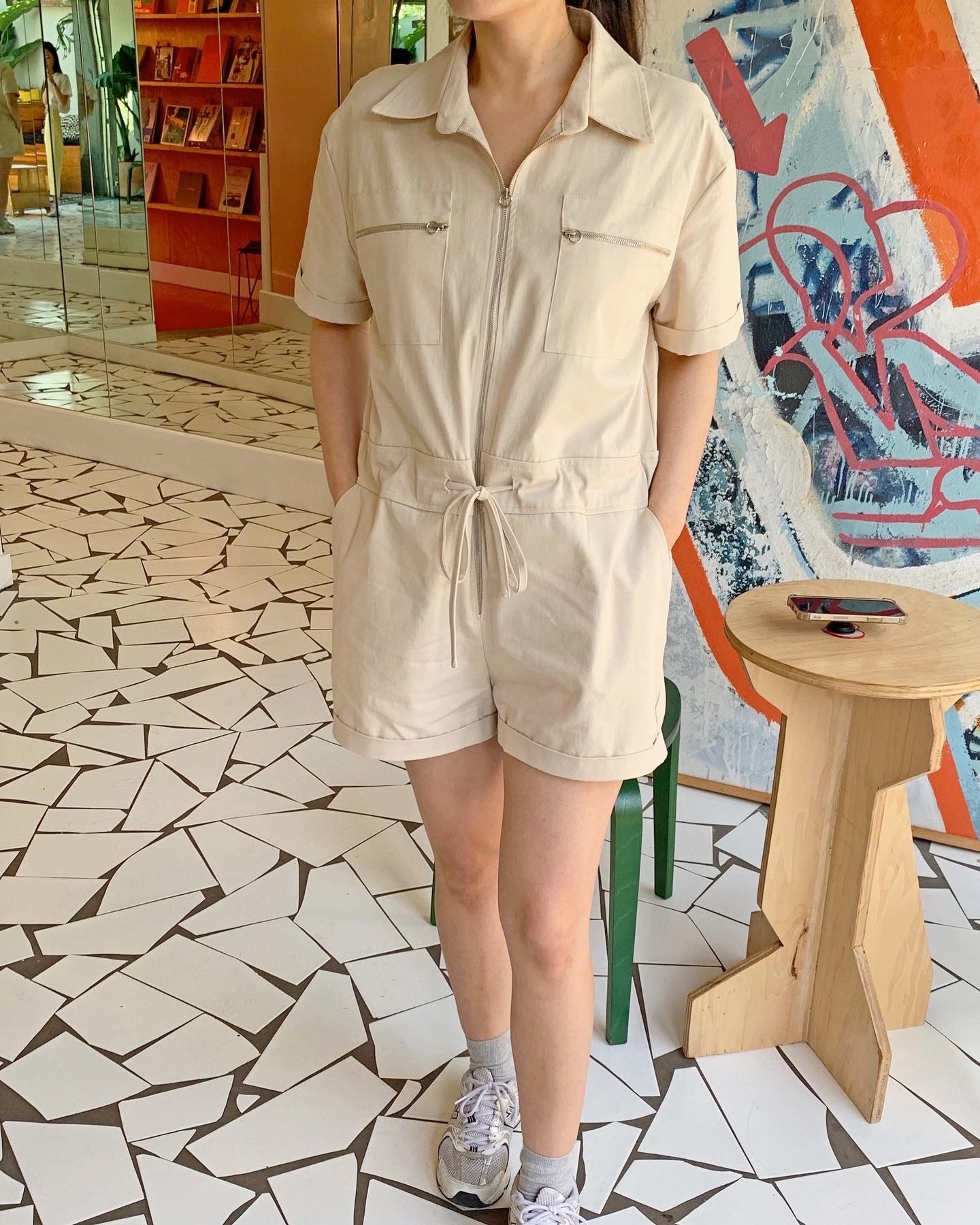 Zip Up Romper