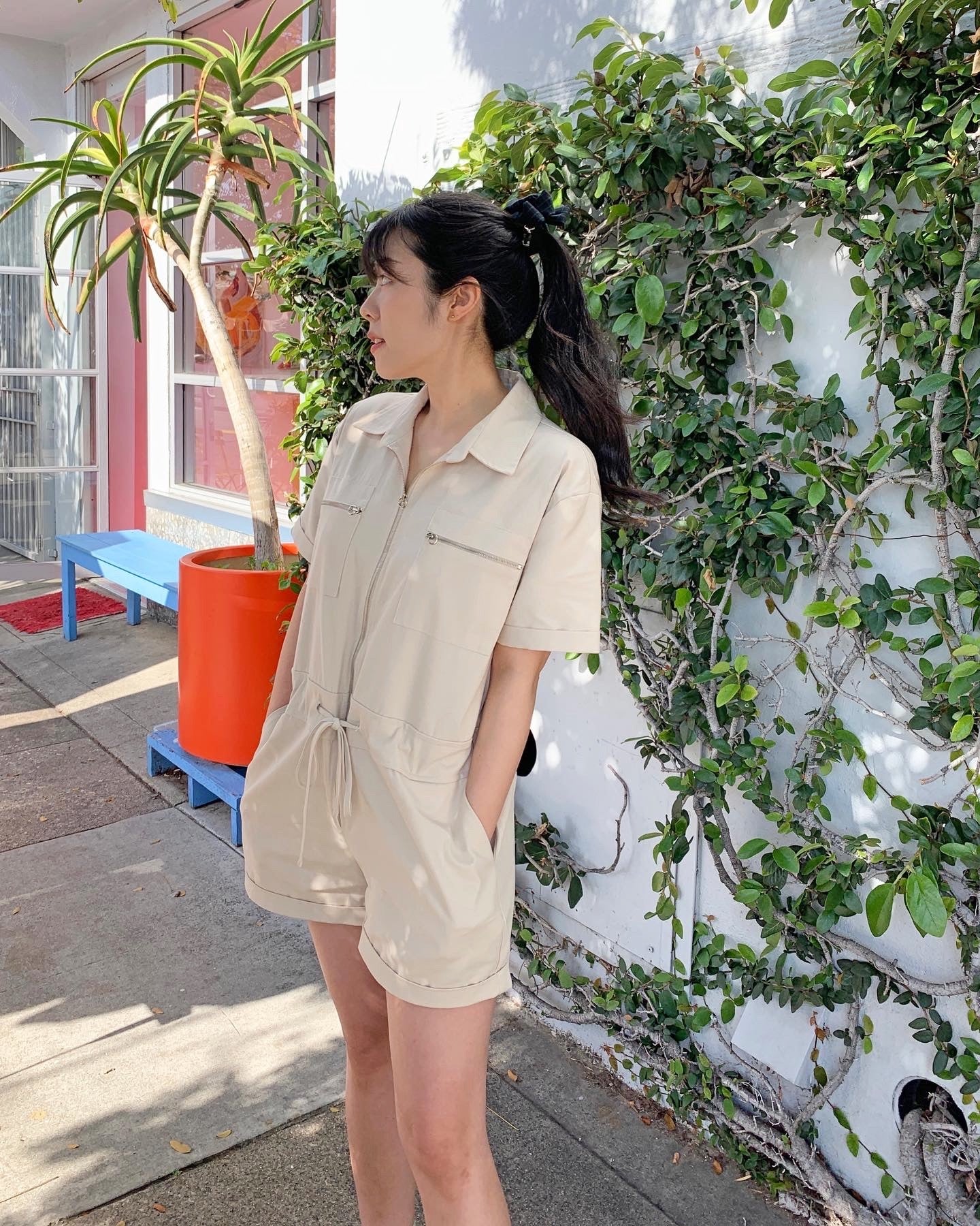 Zip Up Romper