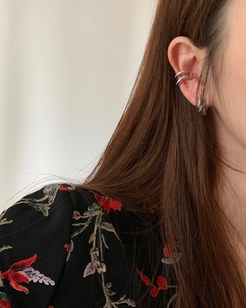 Double Bold Ear Cuff (Single Piece)