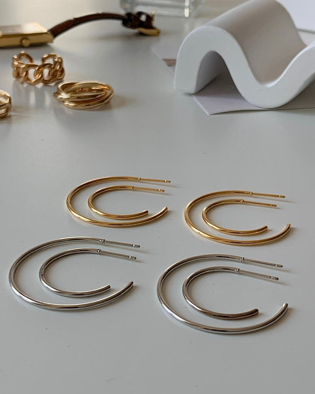 Nickle Free Hoop Earring Set