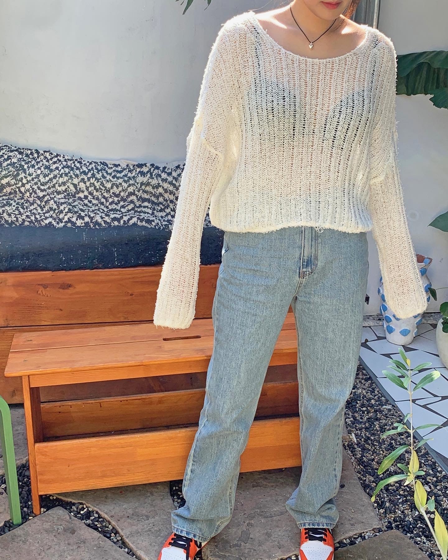Straight Fit Recycled Denim Pants
