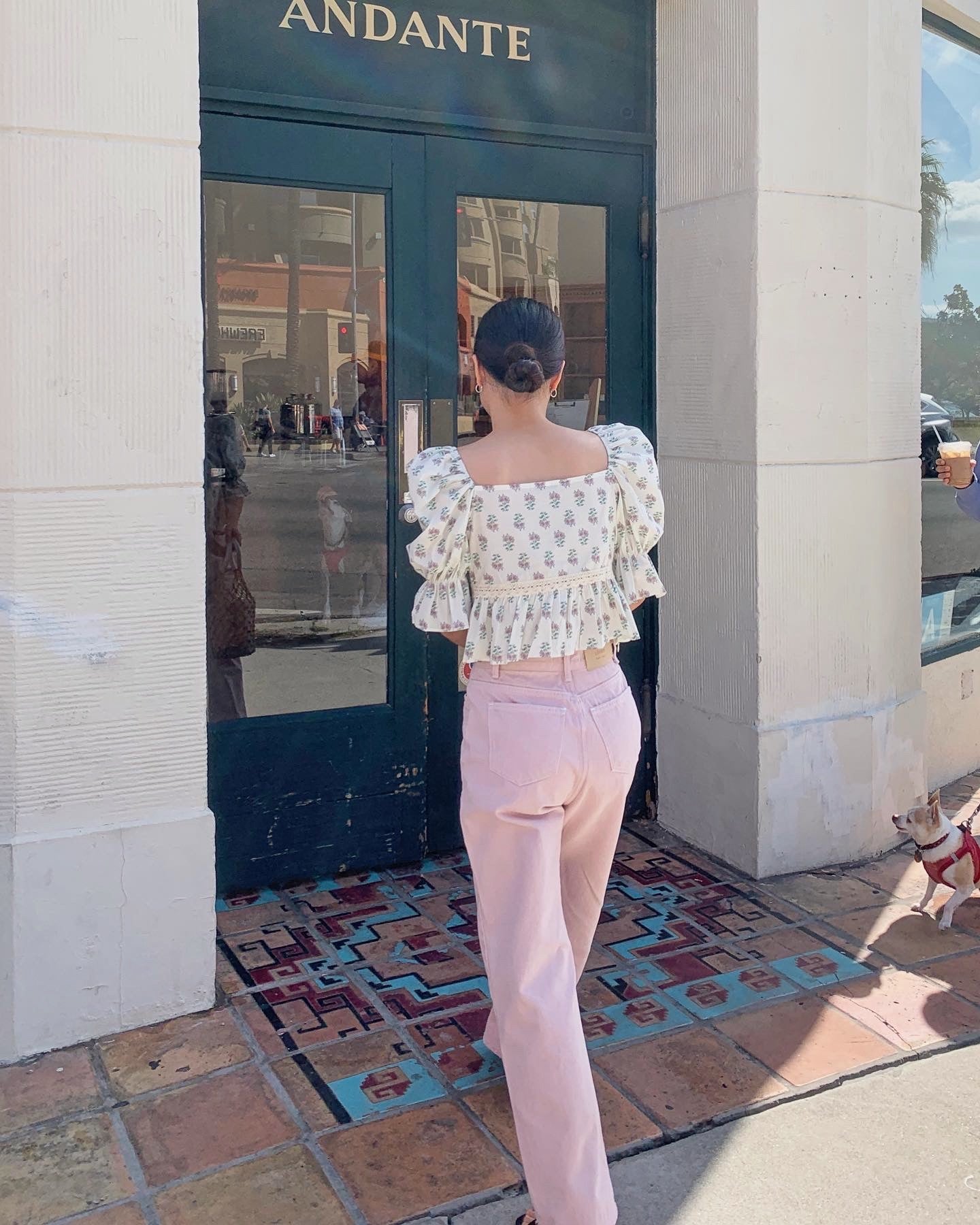 Pink Denim Pants