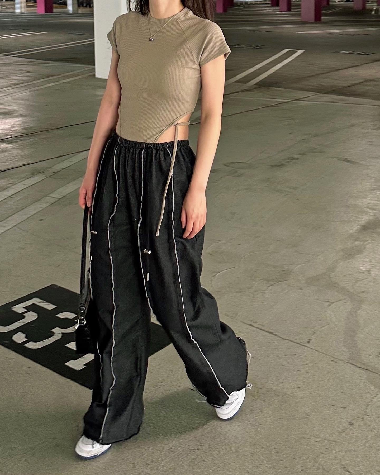 String Cropped Top