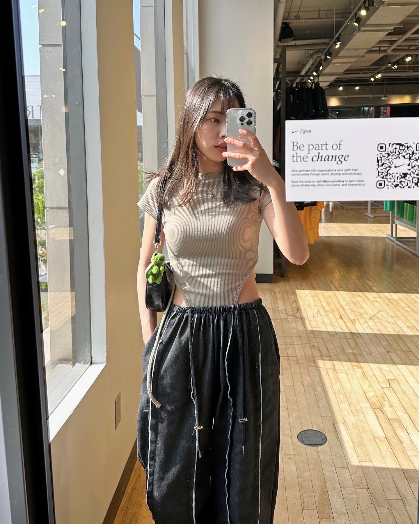 String Cropped Top