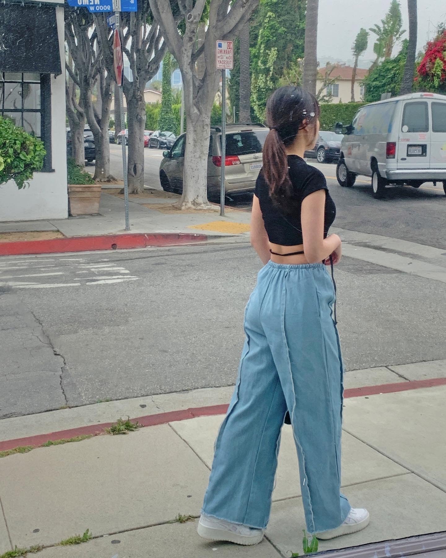 String Cropped Top