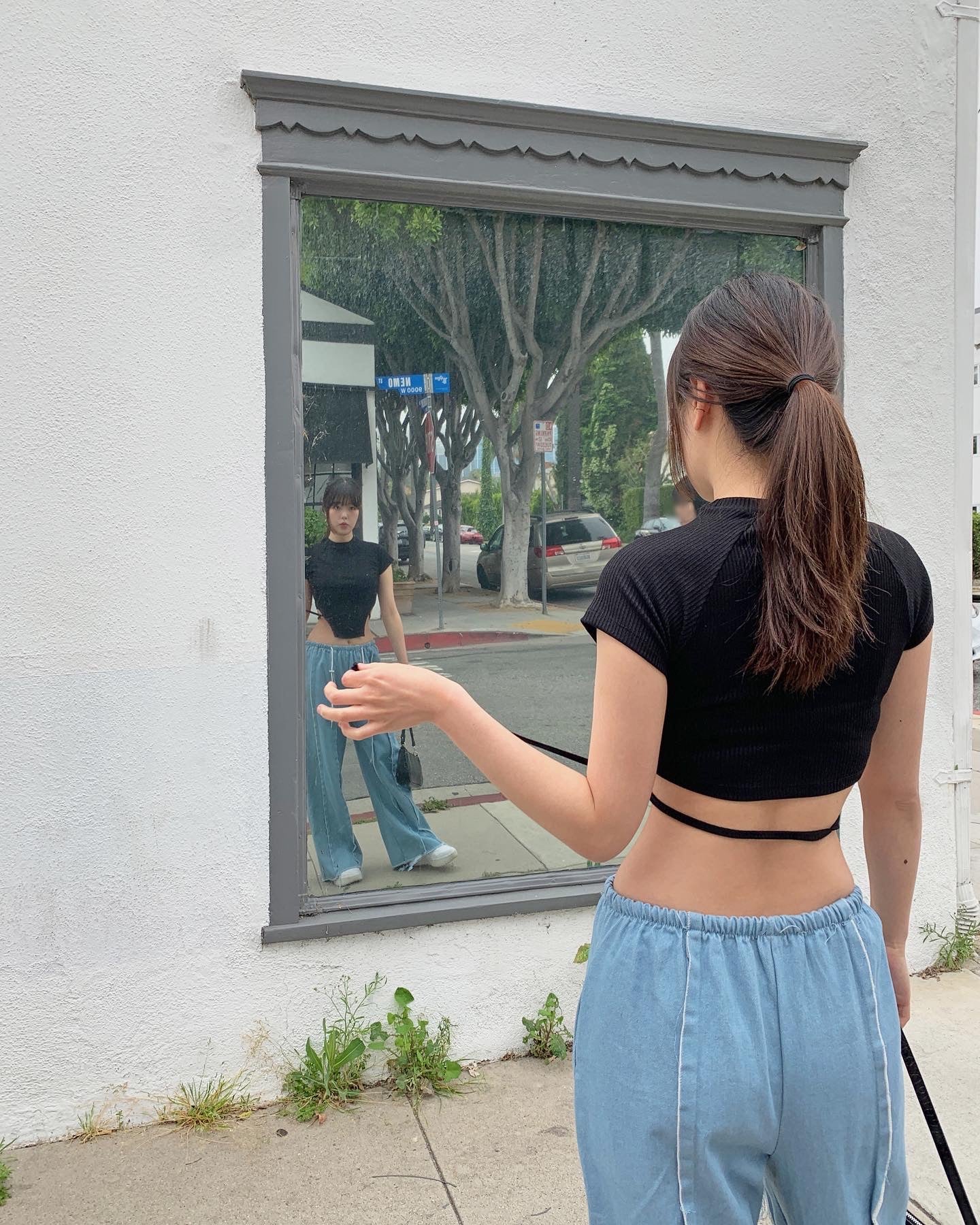 String Cropped Top