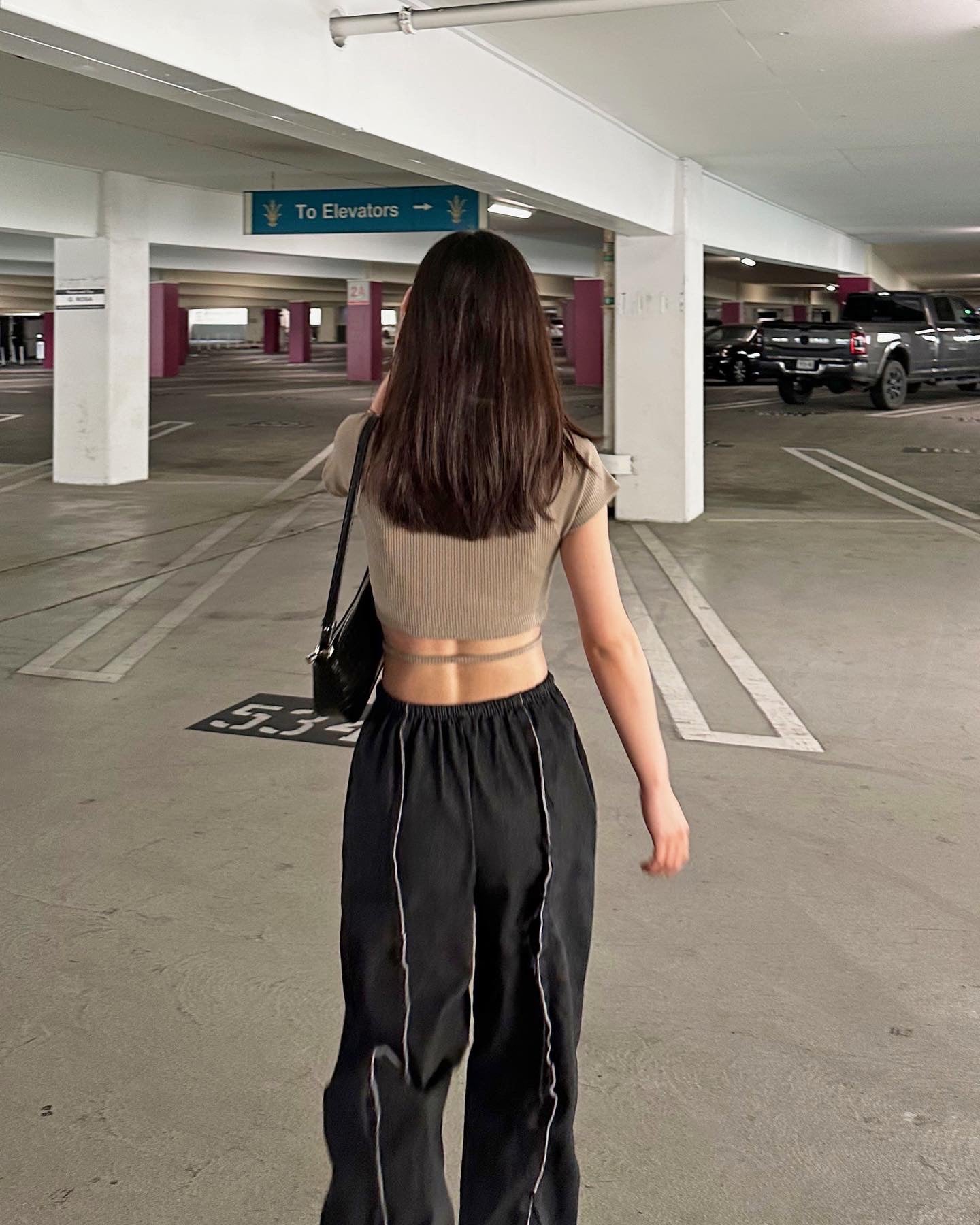 String Cropped Top