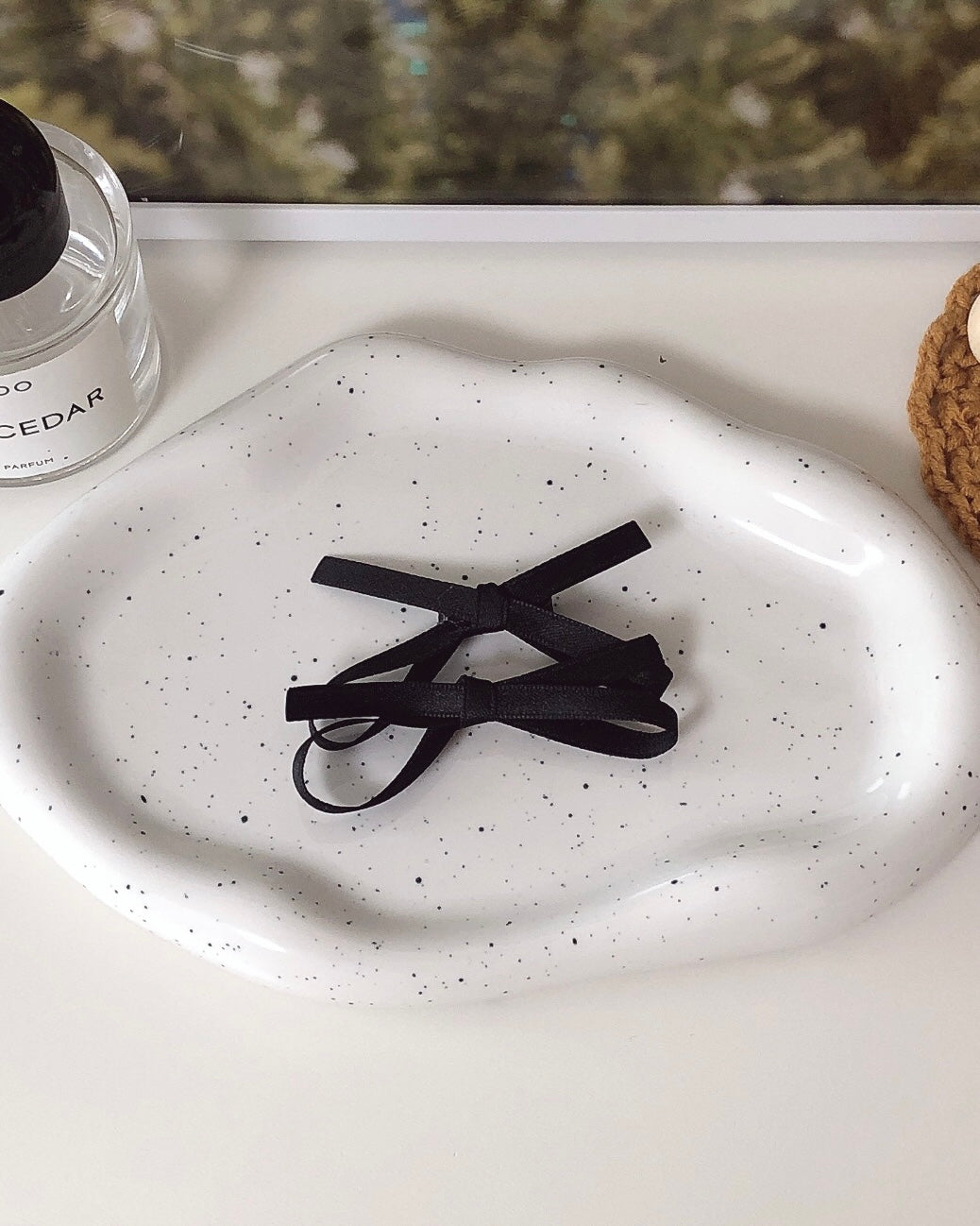 Satin Ribbon Hair Clip Set of 2