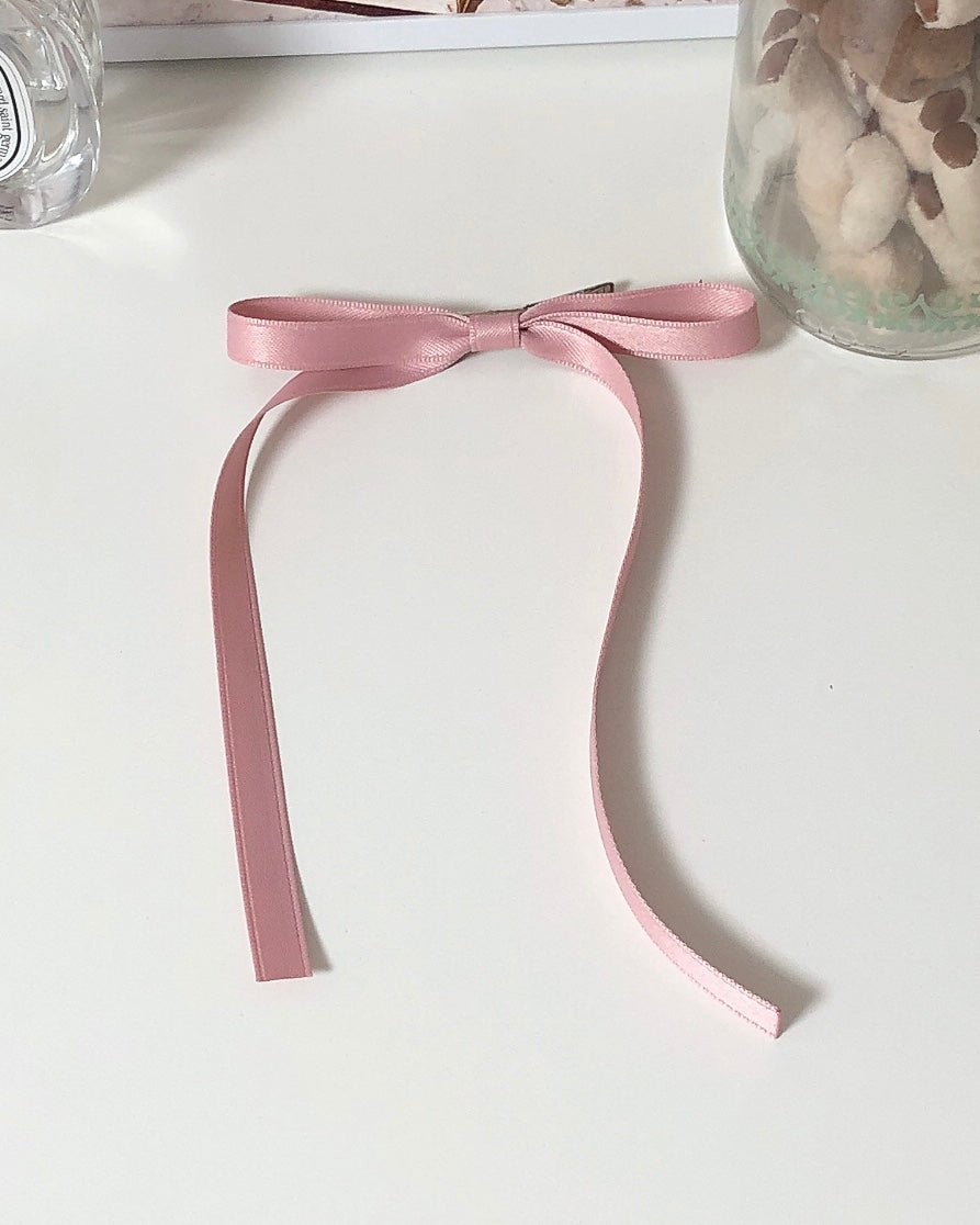 Satin Ribbon Long Hair Pin Set of 2