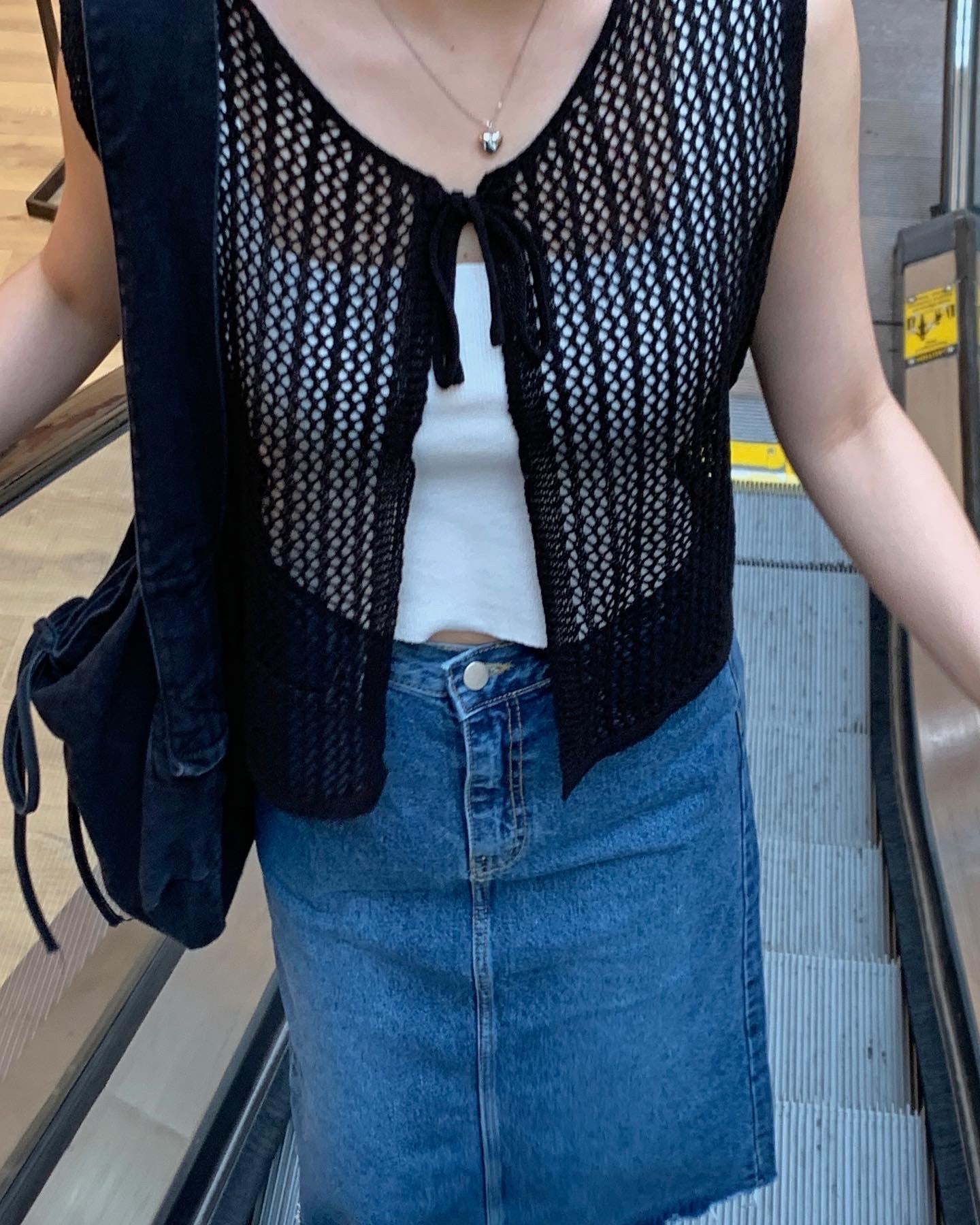 Fishnet Cardigan