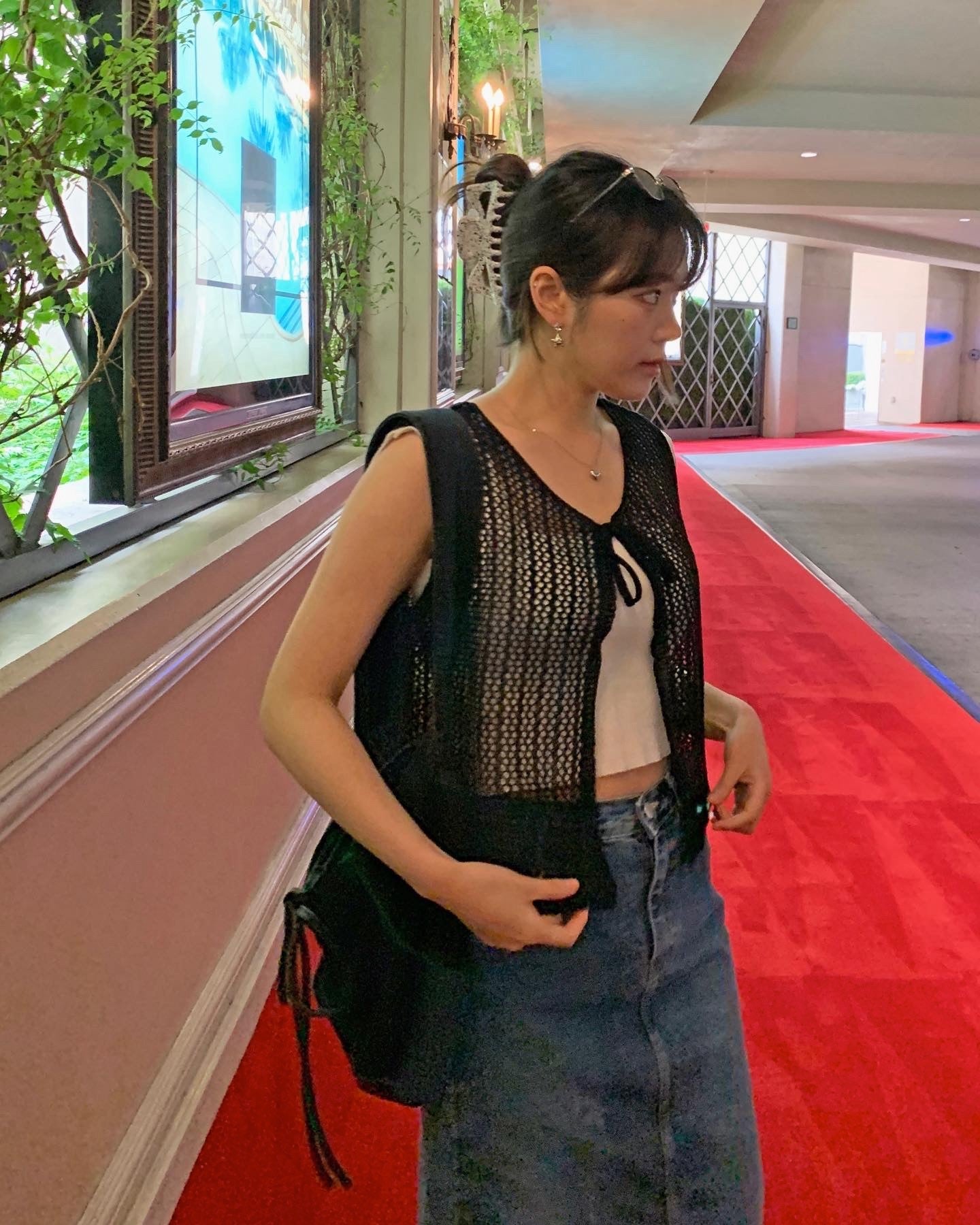 Fishnet Cardigan