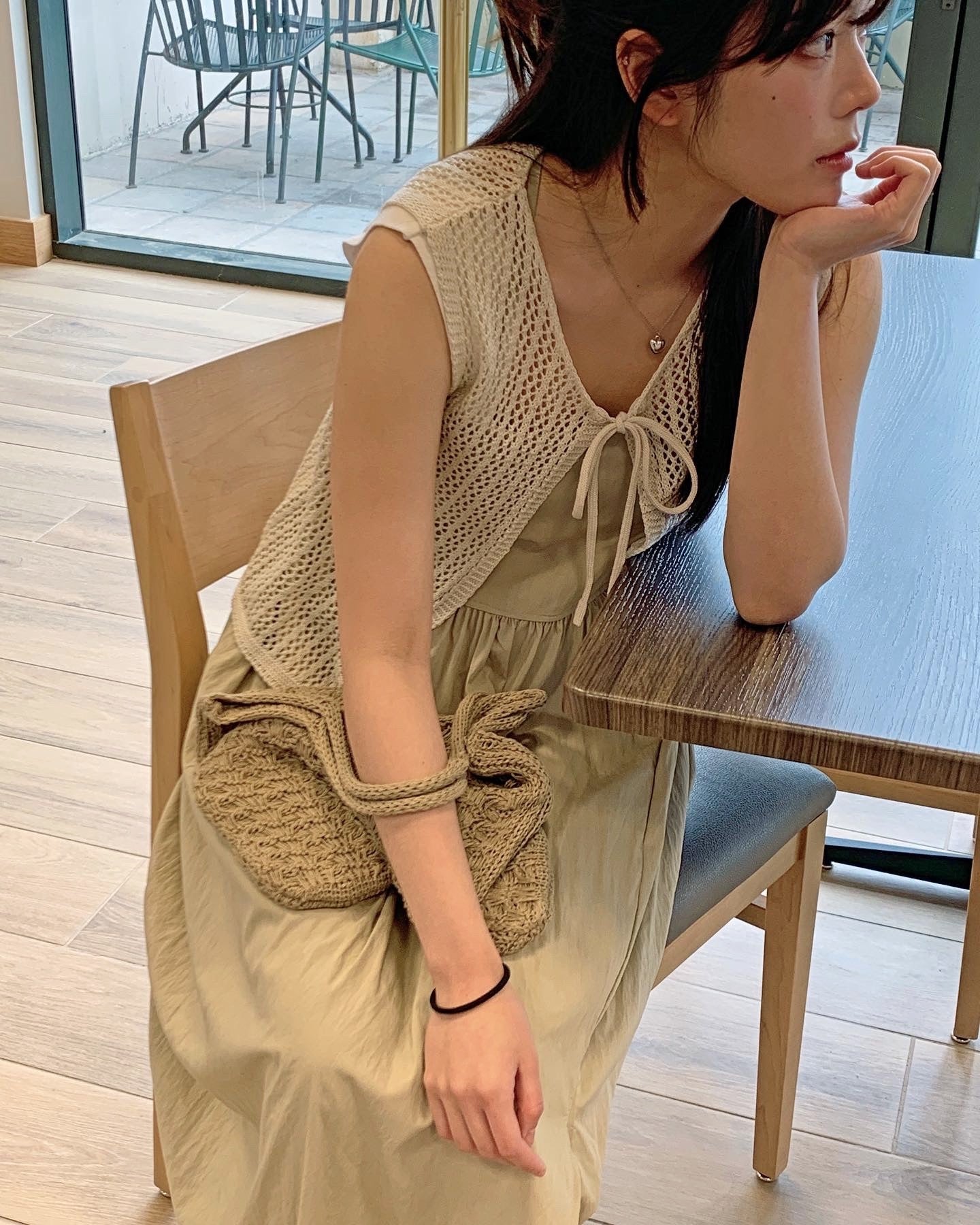 Fishnet Cardigan