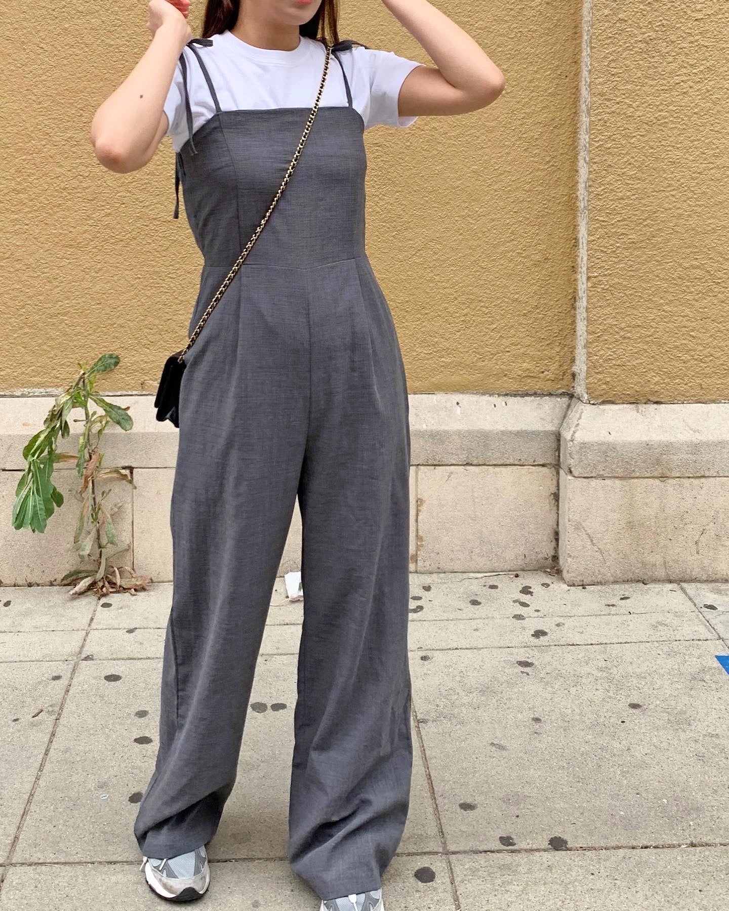Shoulder Tie Jumpsuit