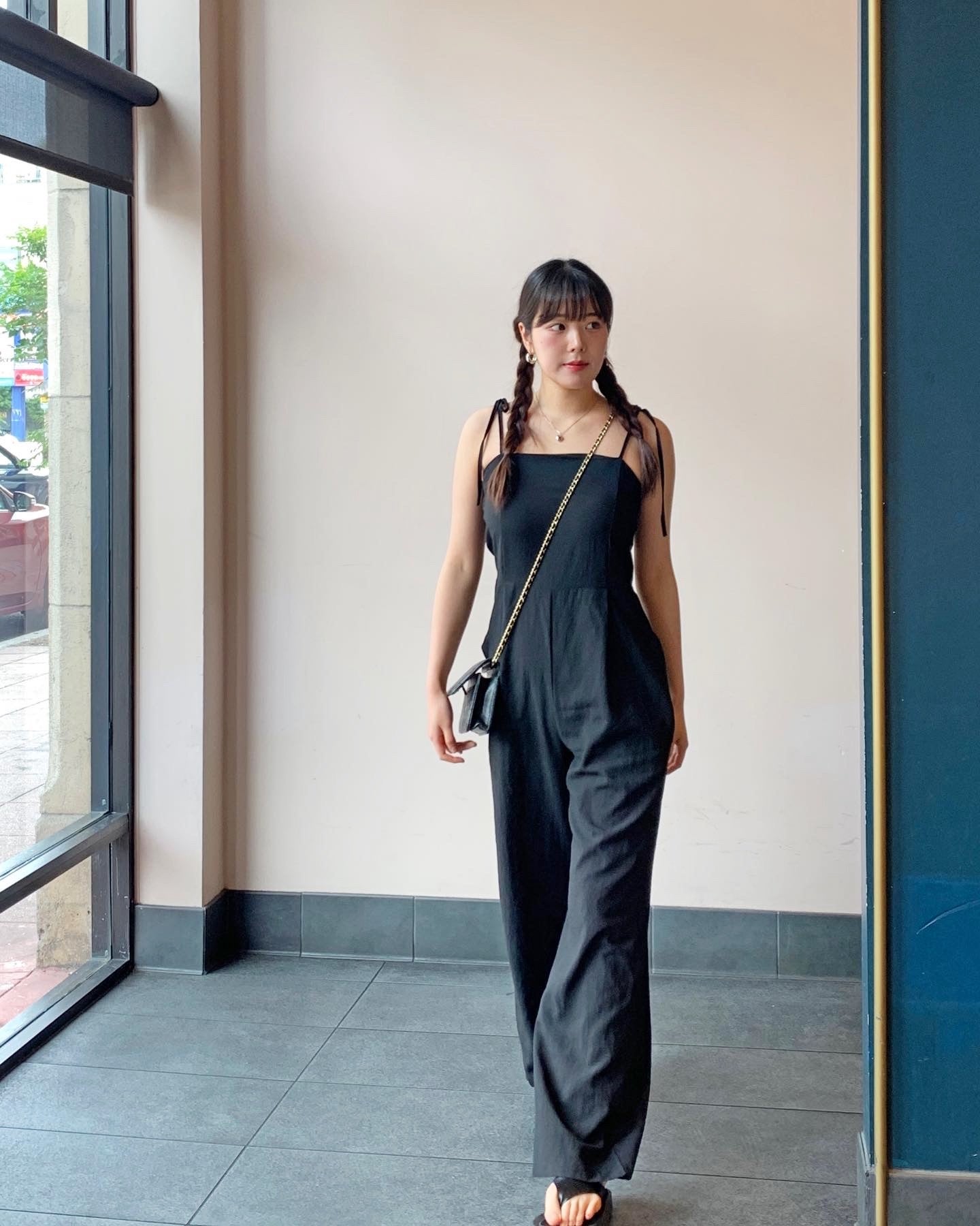 Shoulder Tie Jumpsuit