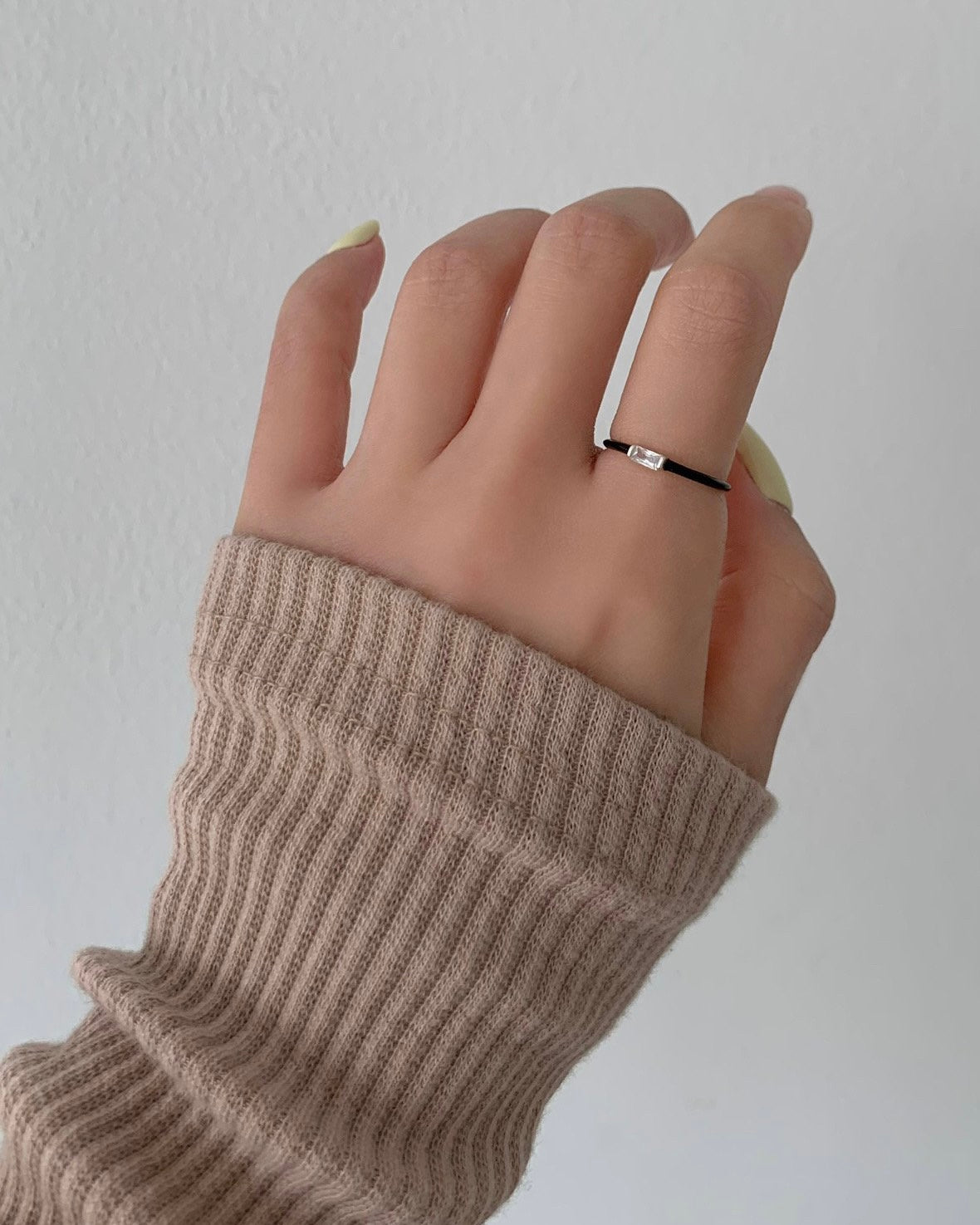 925 Silver Epoxy Colored Ring