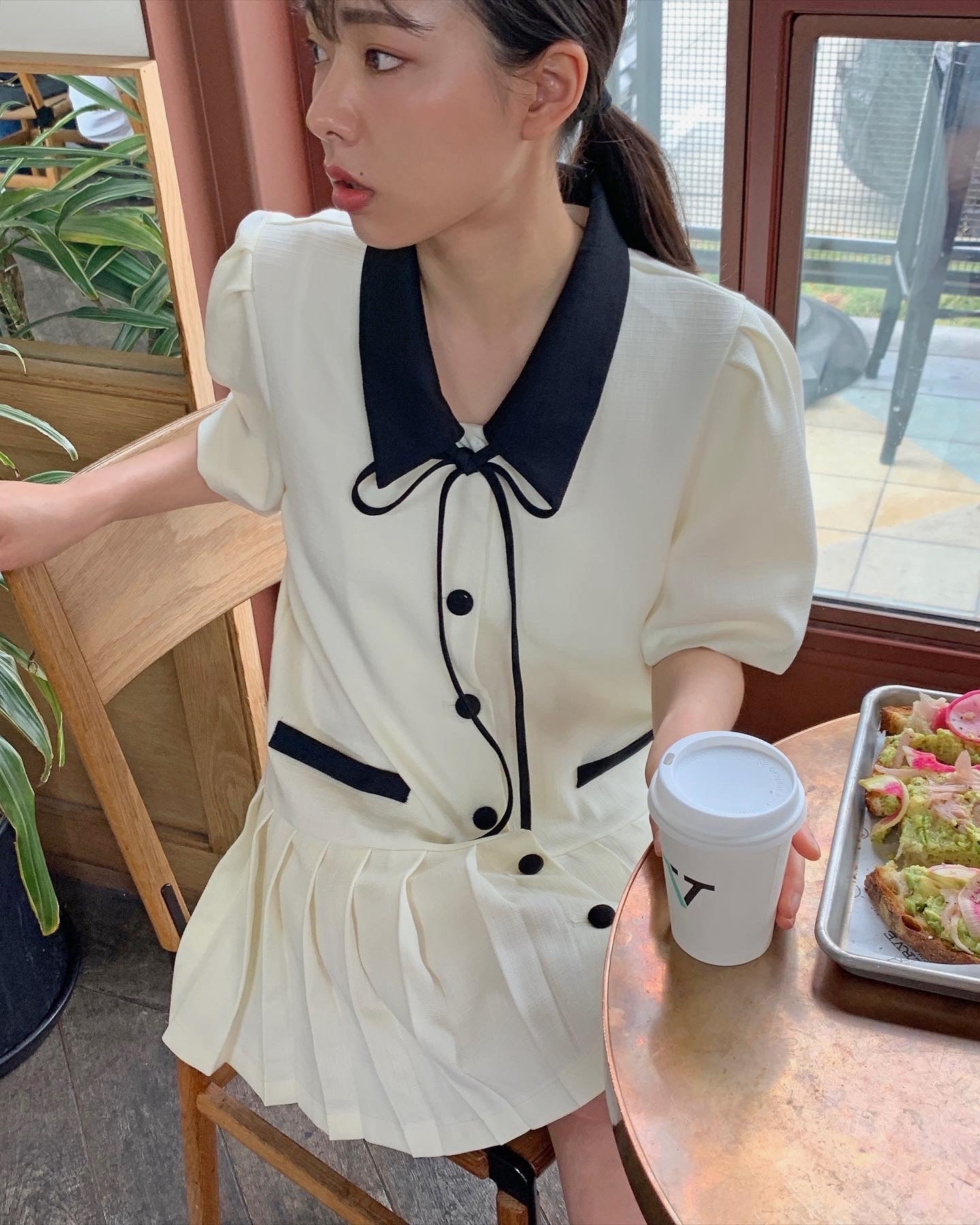 Bottom Pleated Dress