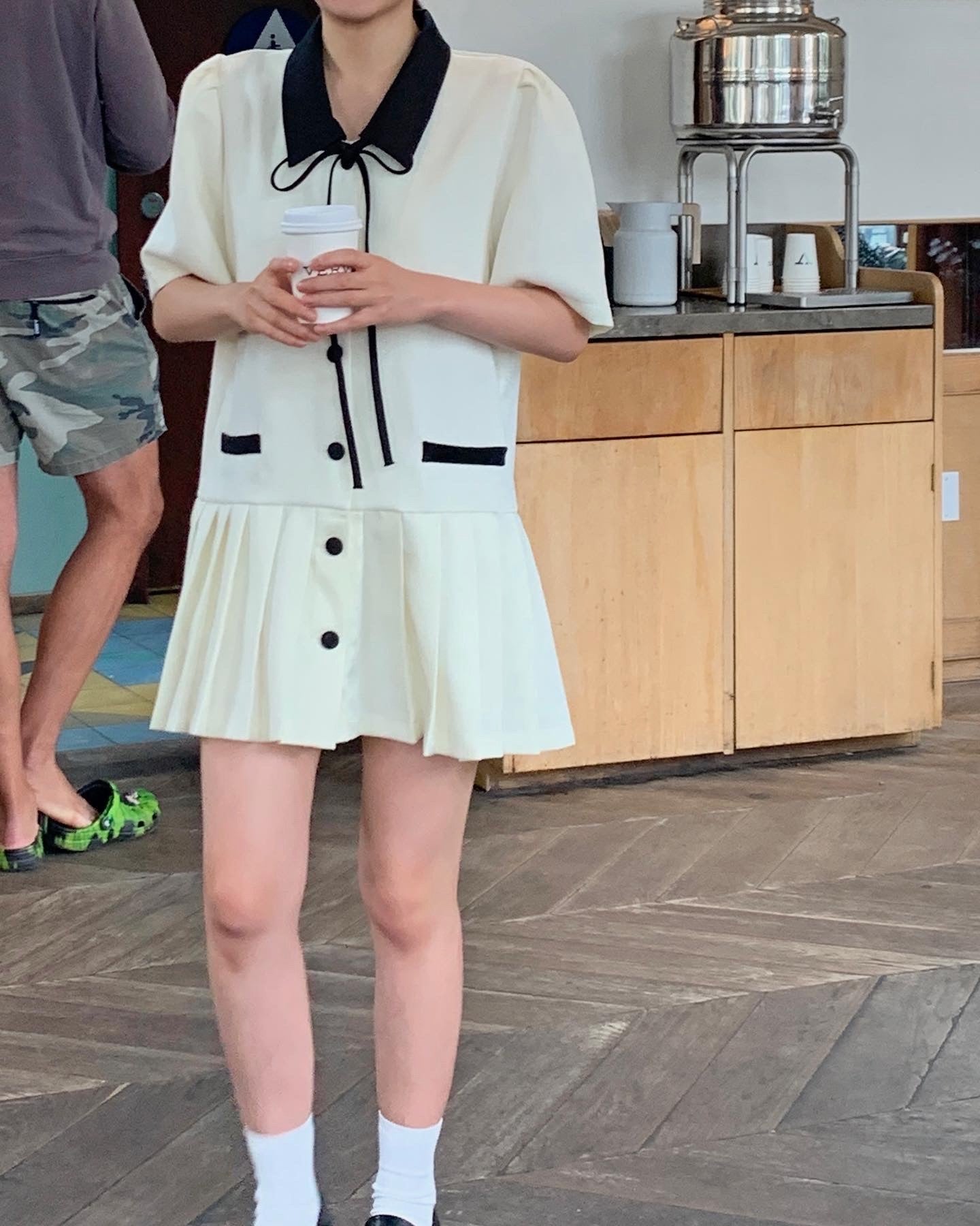 Bottom Pleated Dress