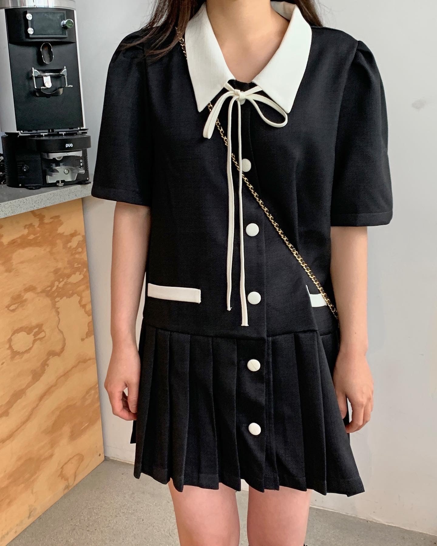 Bottom Pleated Dress