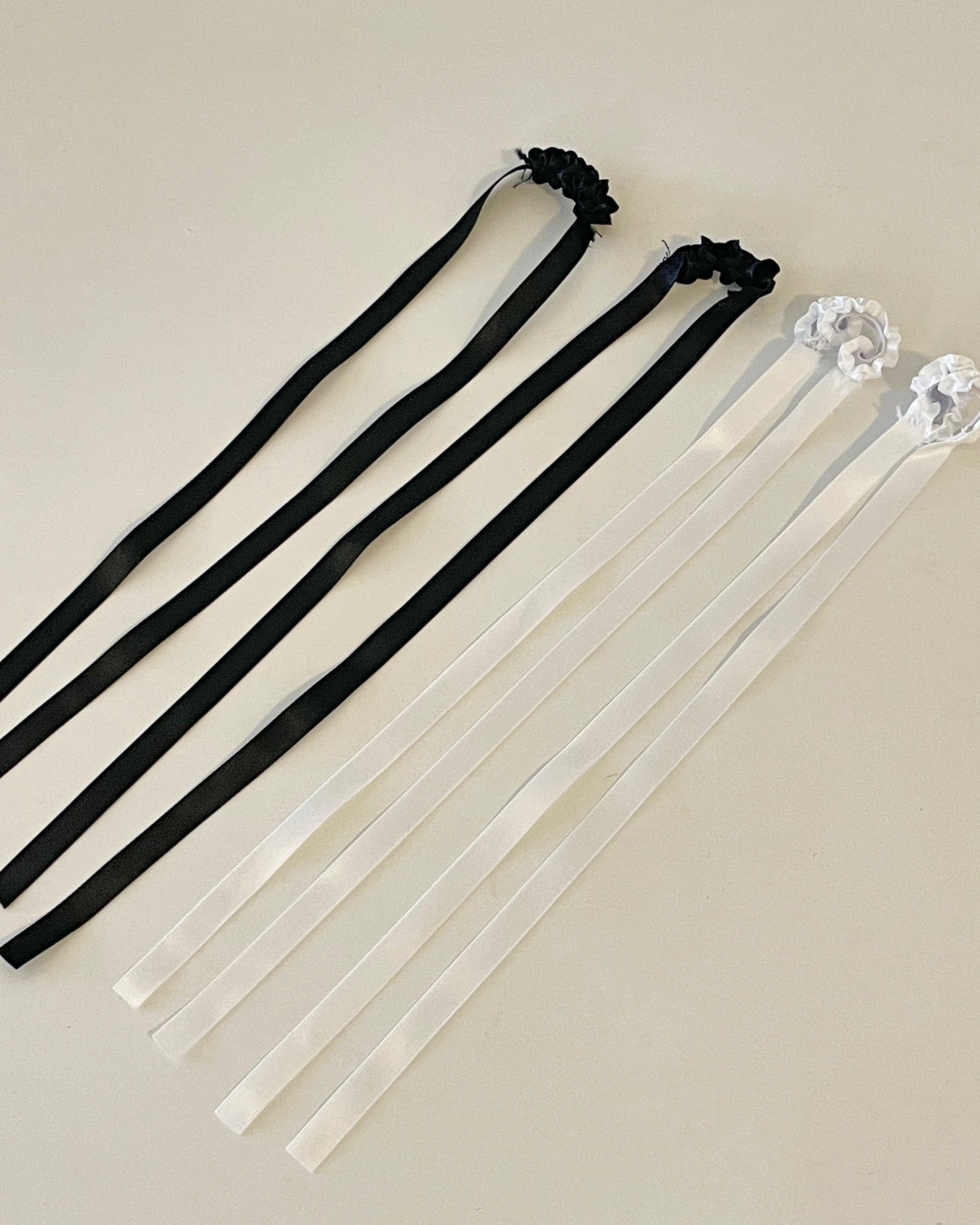 Satin Ribbon Hair Tie Set of 2