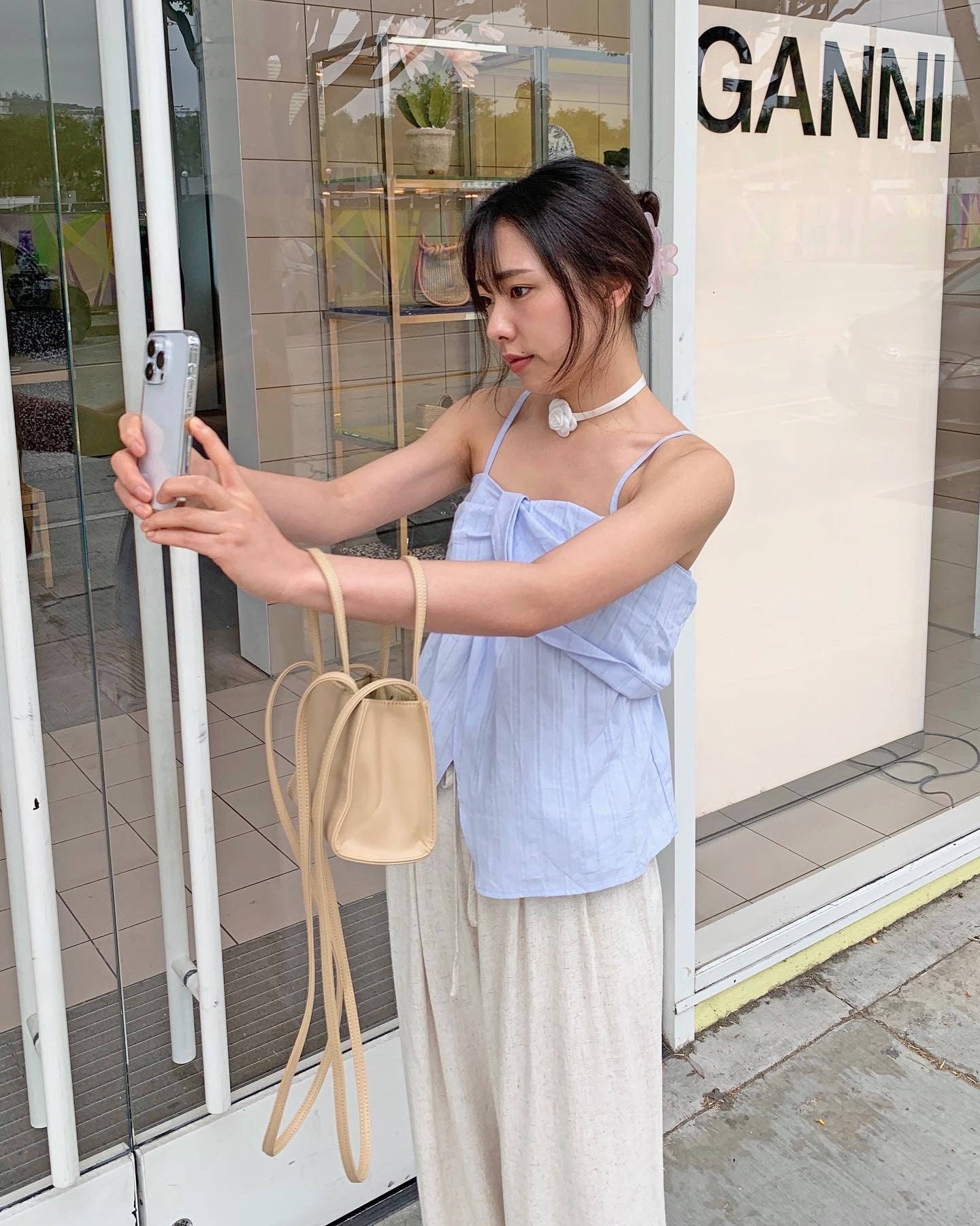 Slit Twist Tank Top