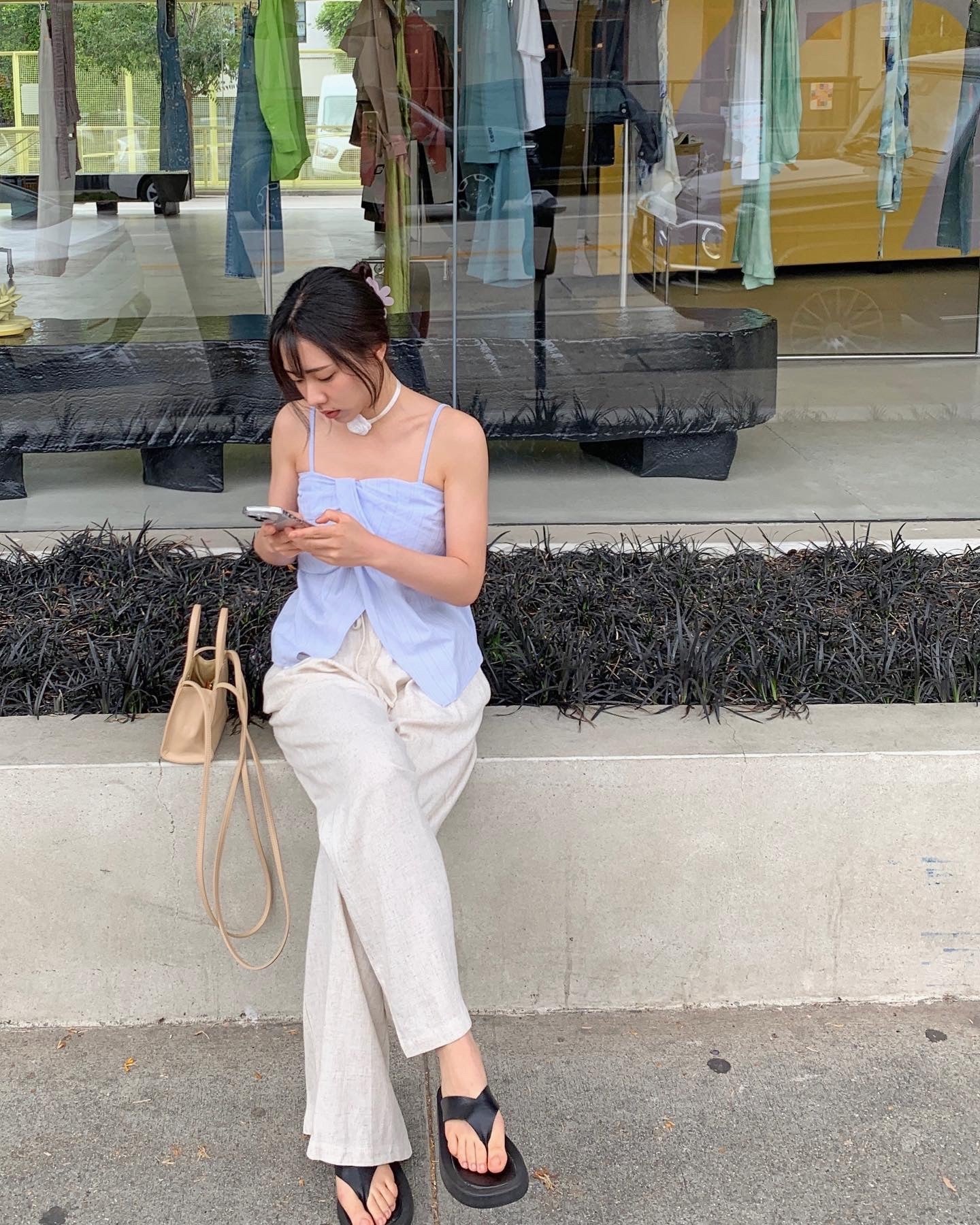 Wide Leg Linen Pants