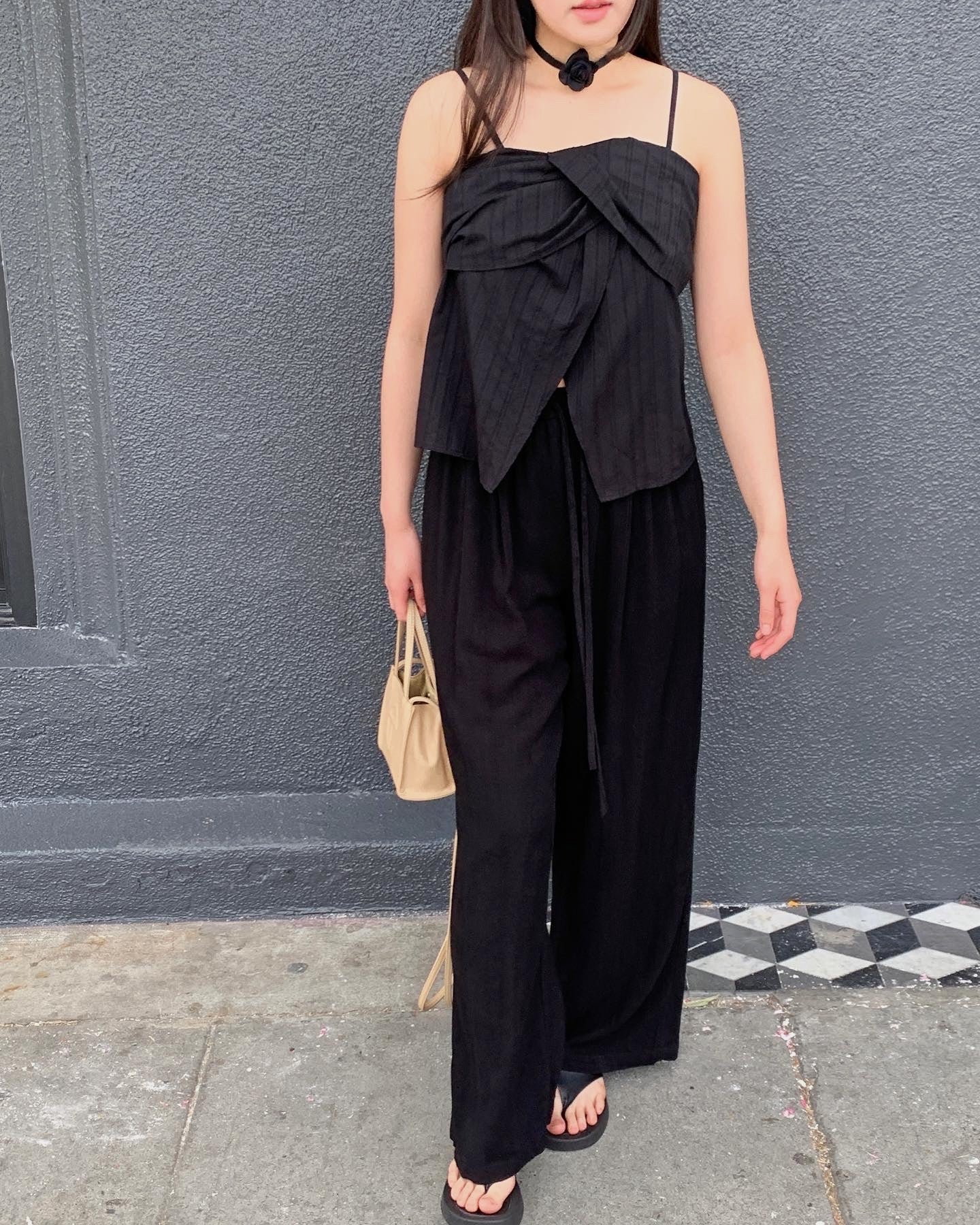 Wide Leg Linen Pants