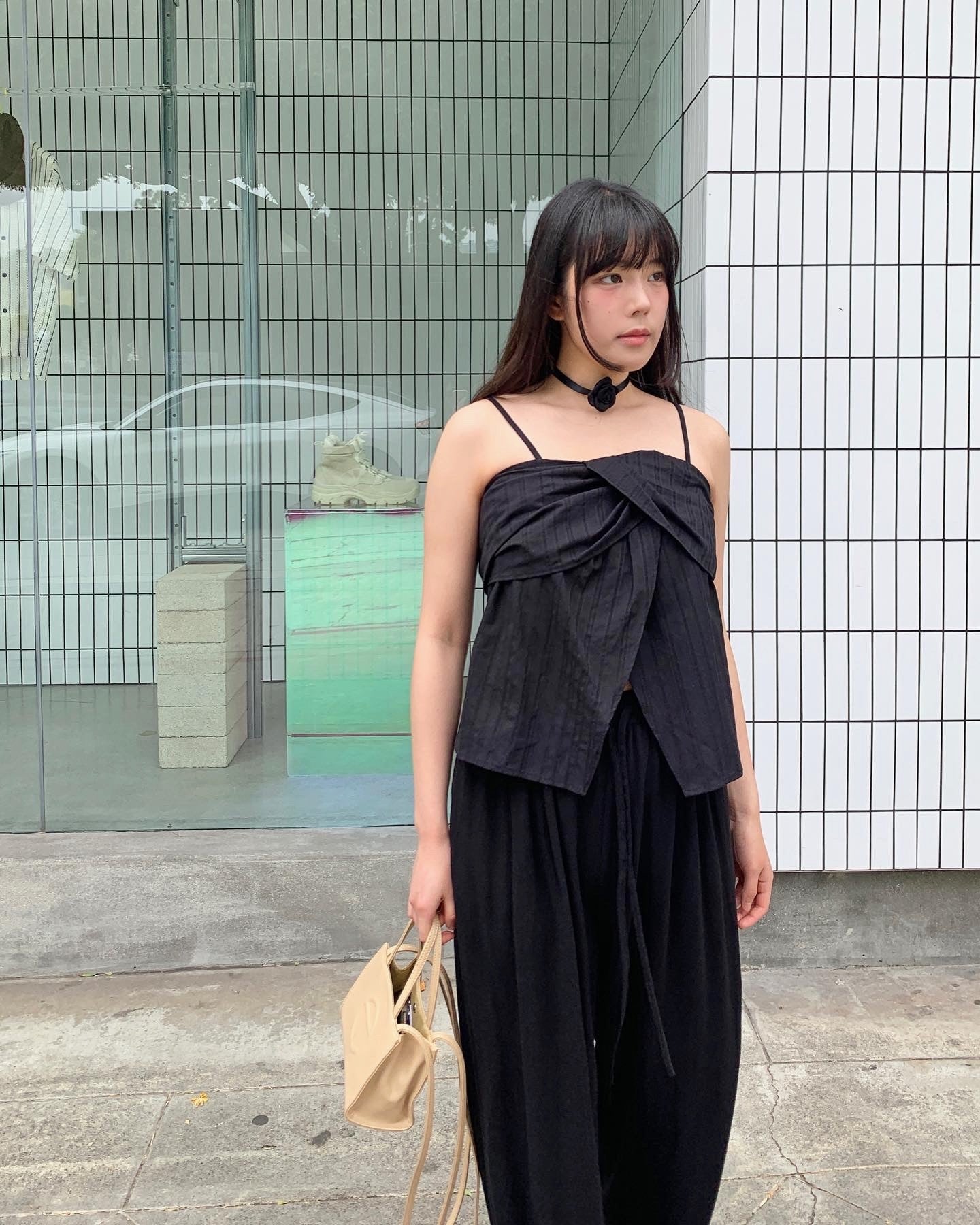 Slit Twist Tank Top
