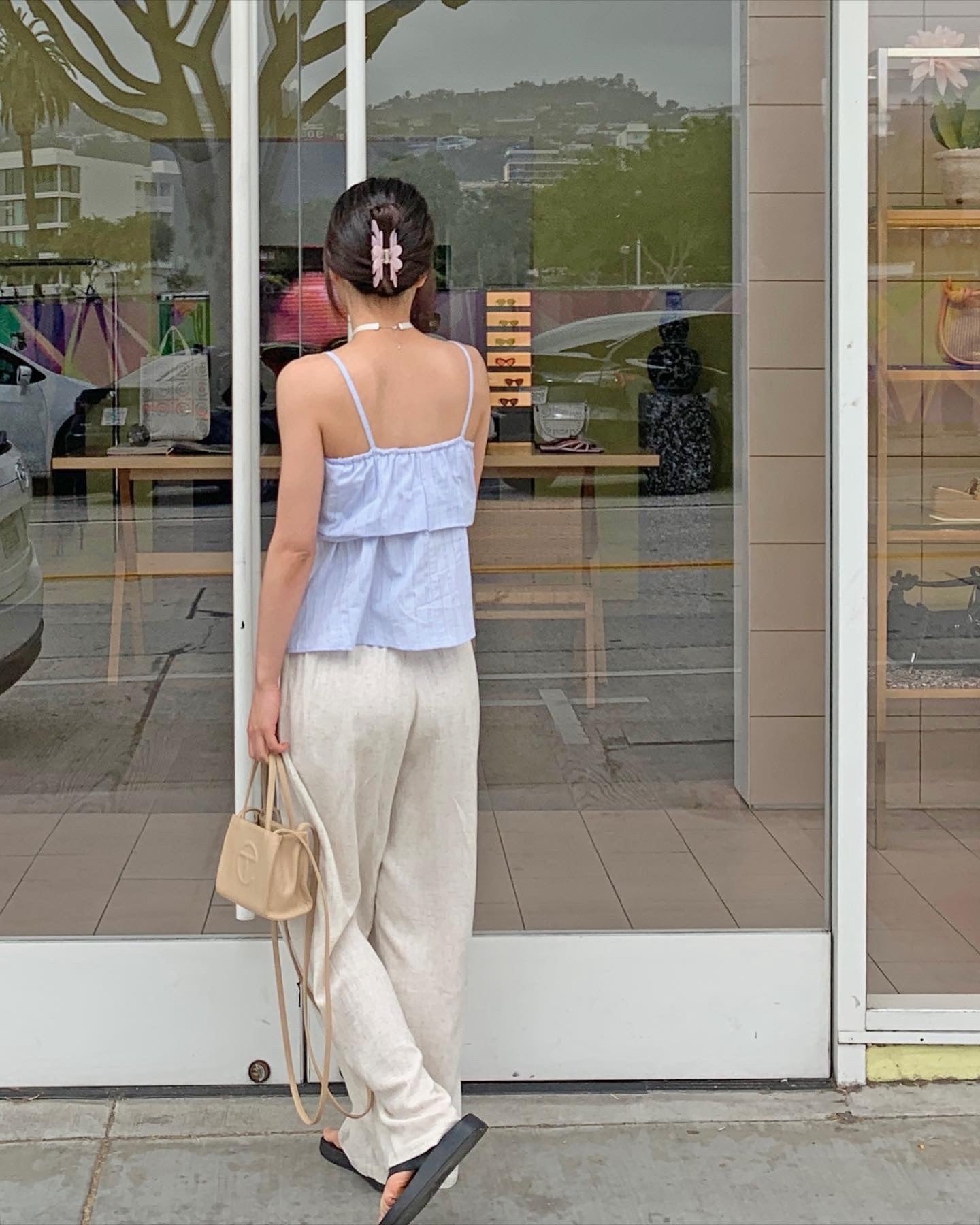 Wide Leg Linen Pants