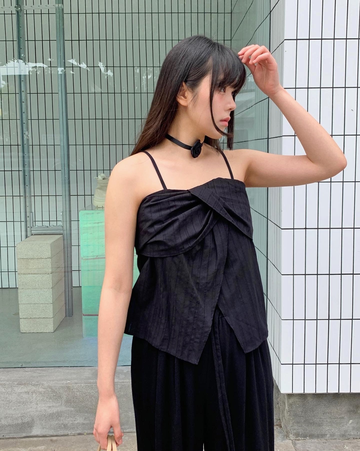 Slit Twist Tank Top
