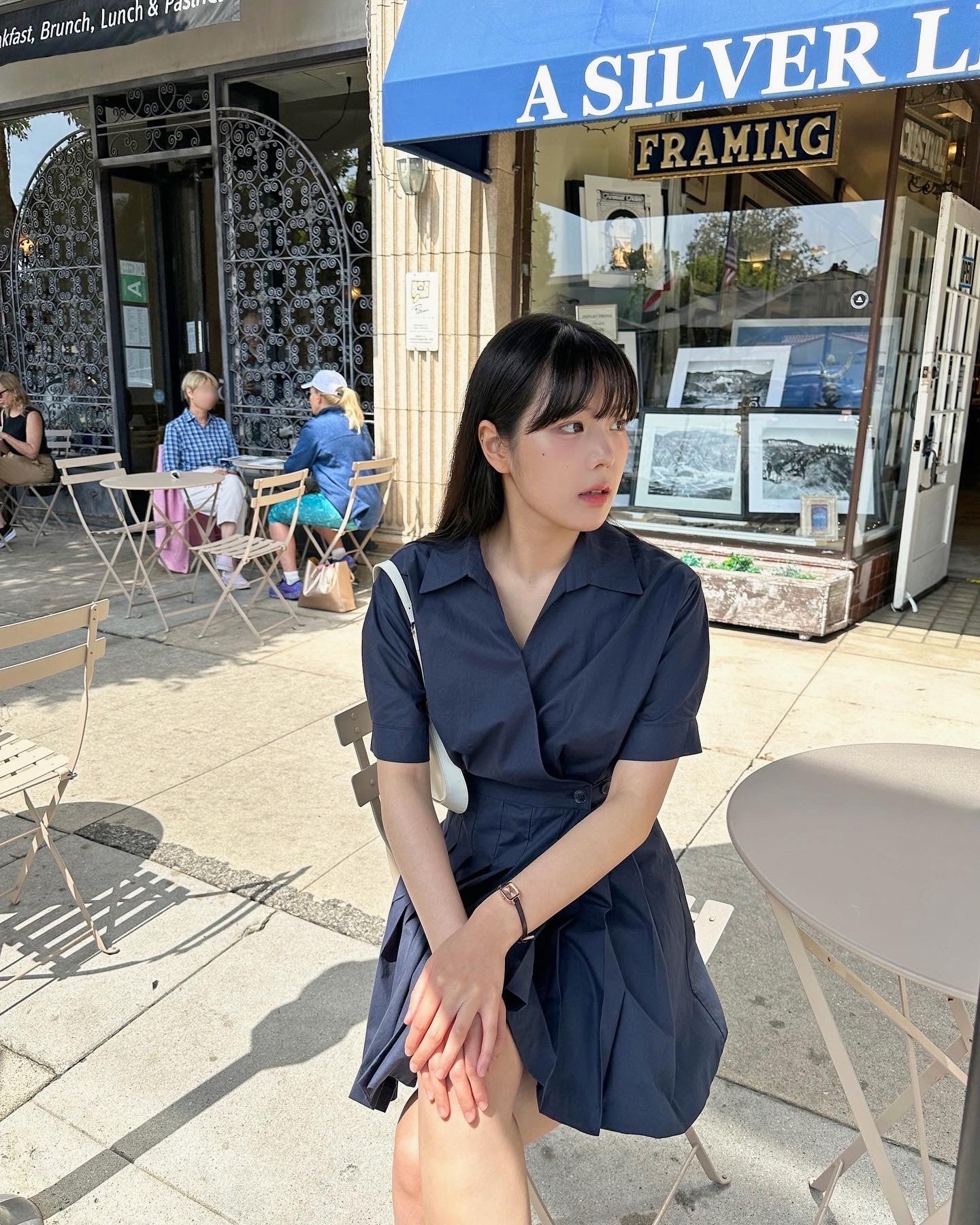 Pleated Wrap Dress