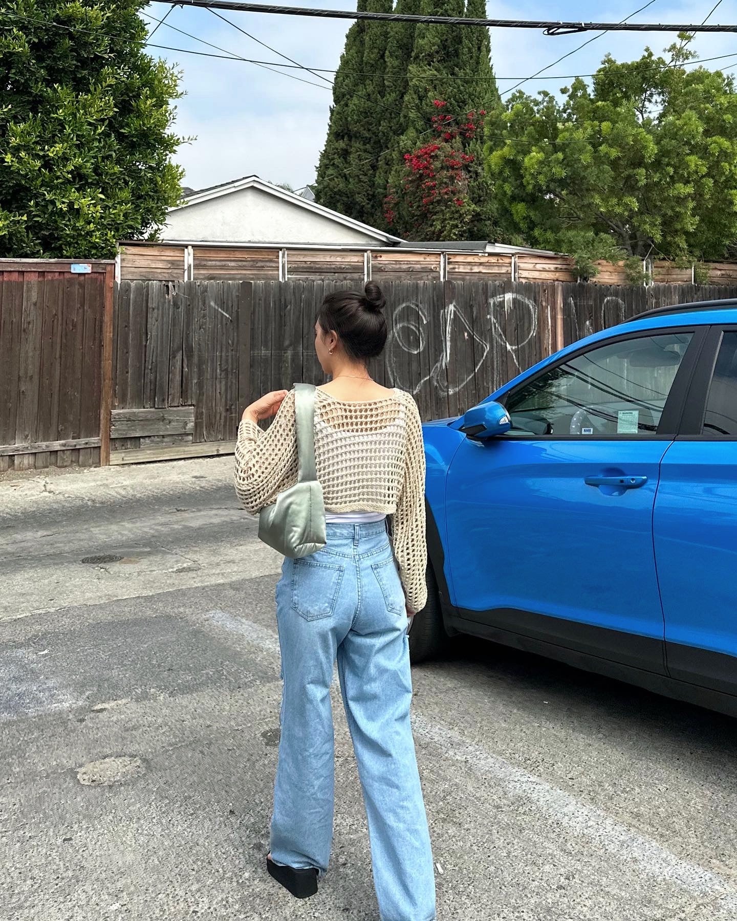 Fishnet Bolero Cardigan