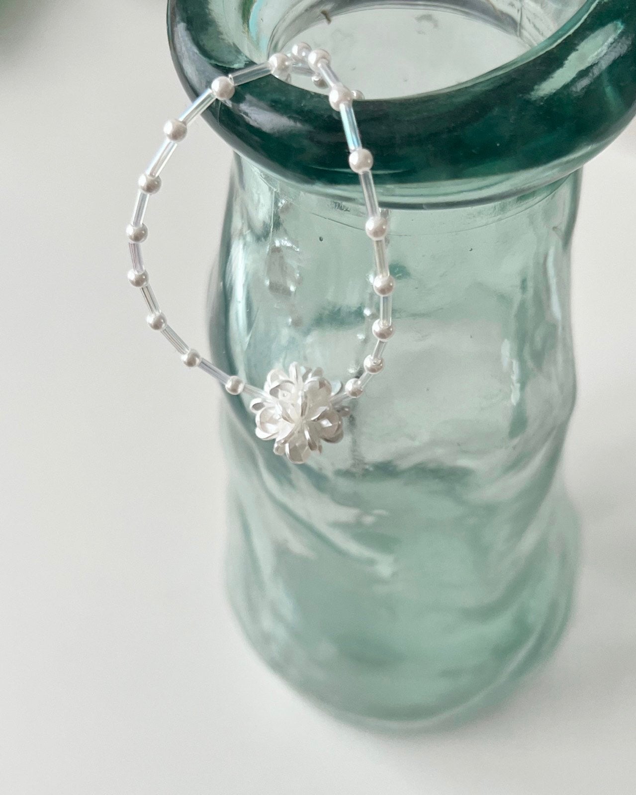 Aurora Beads Flower Necklace