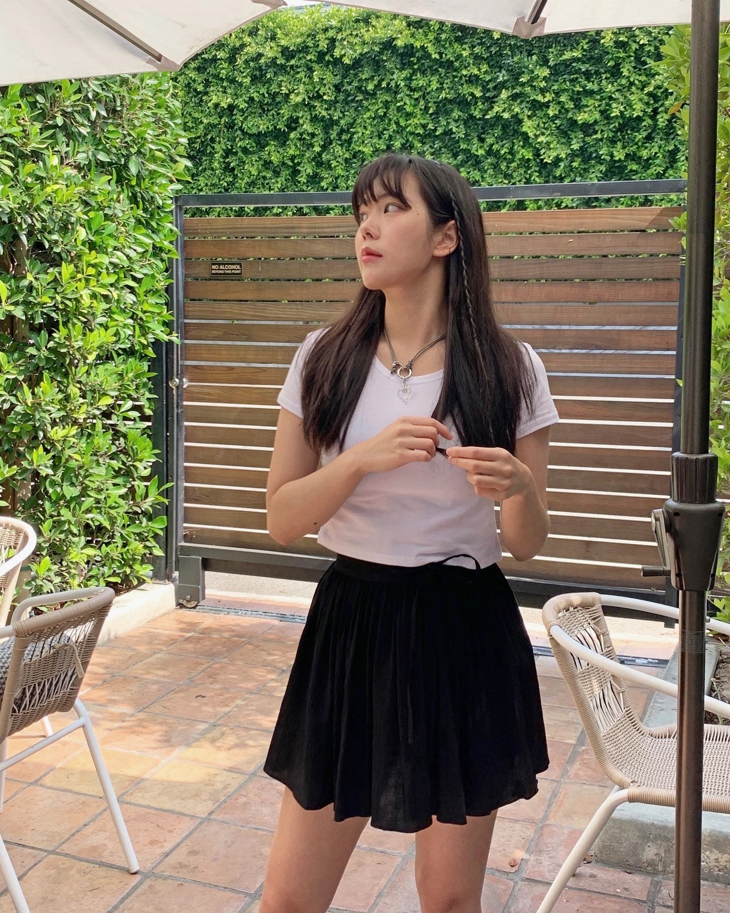 String Tie Skort