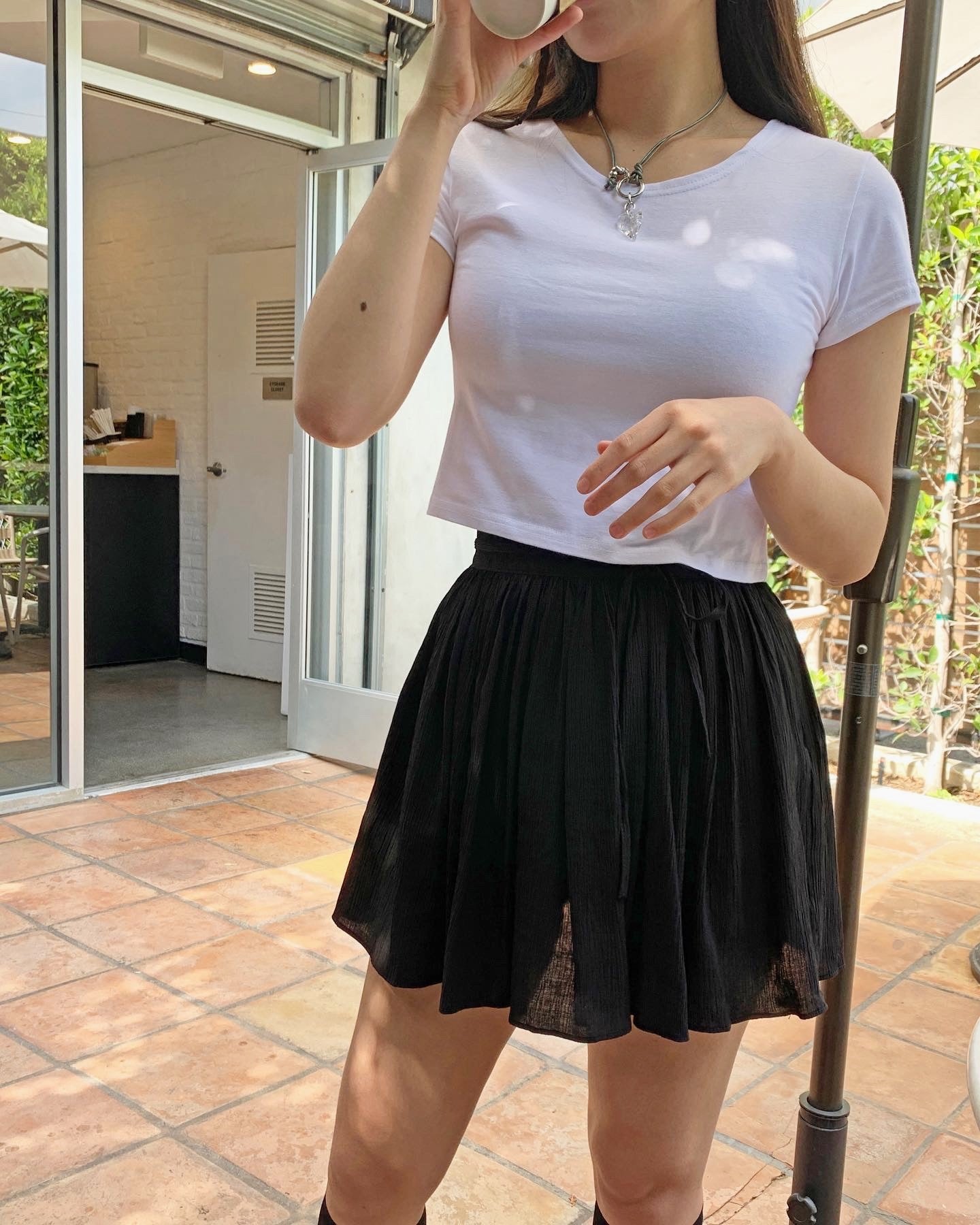 String Tie Skort