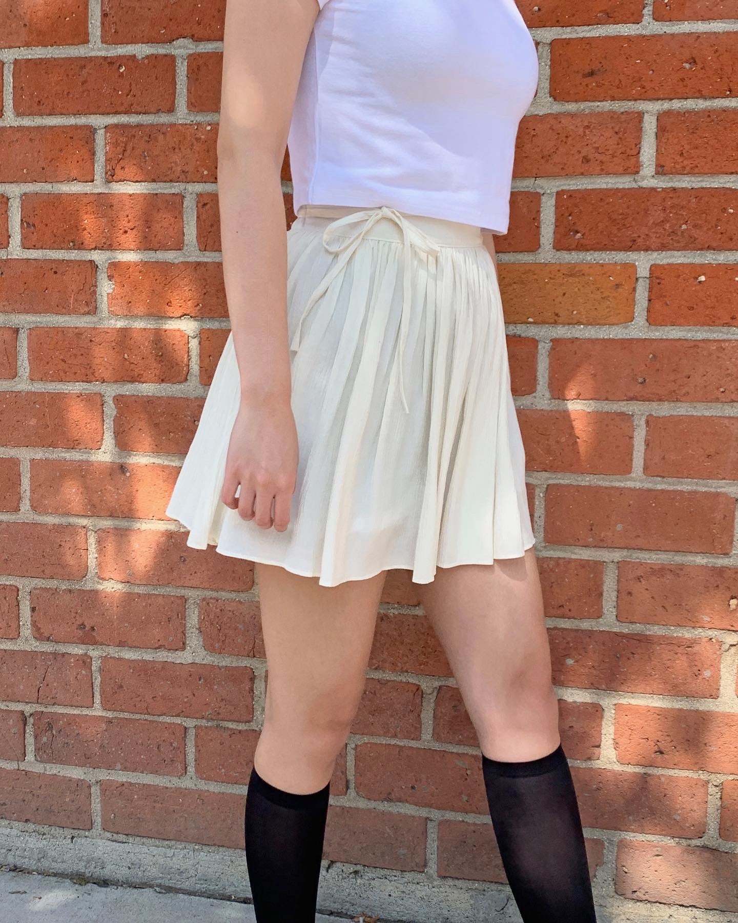 String Tie Skort