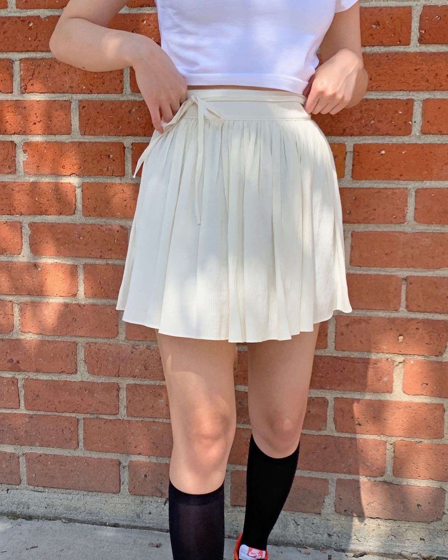 String Tie Skort