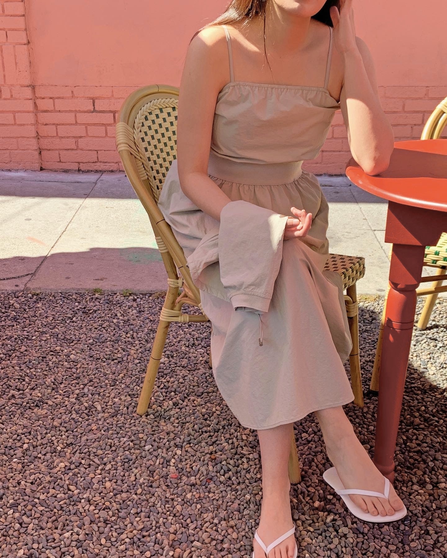 Nylon Top and Dress Set