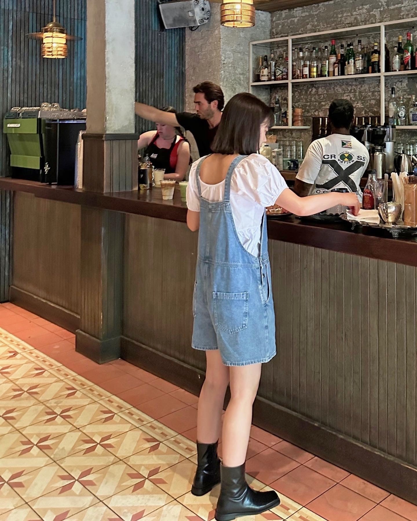 Denim Romper