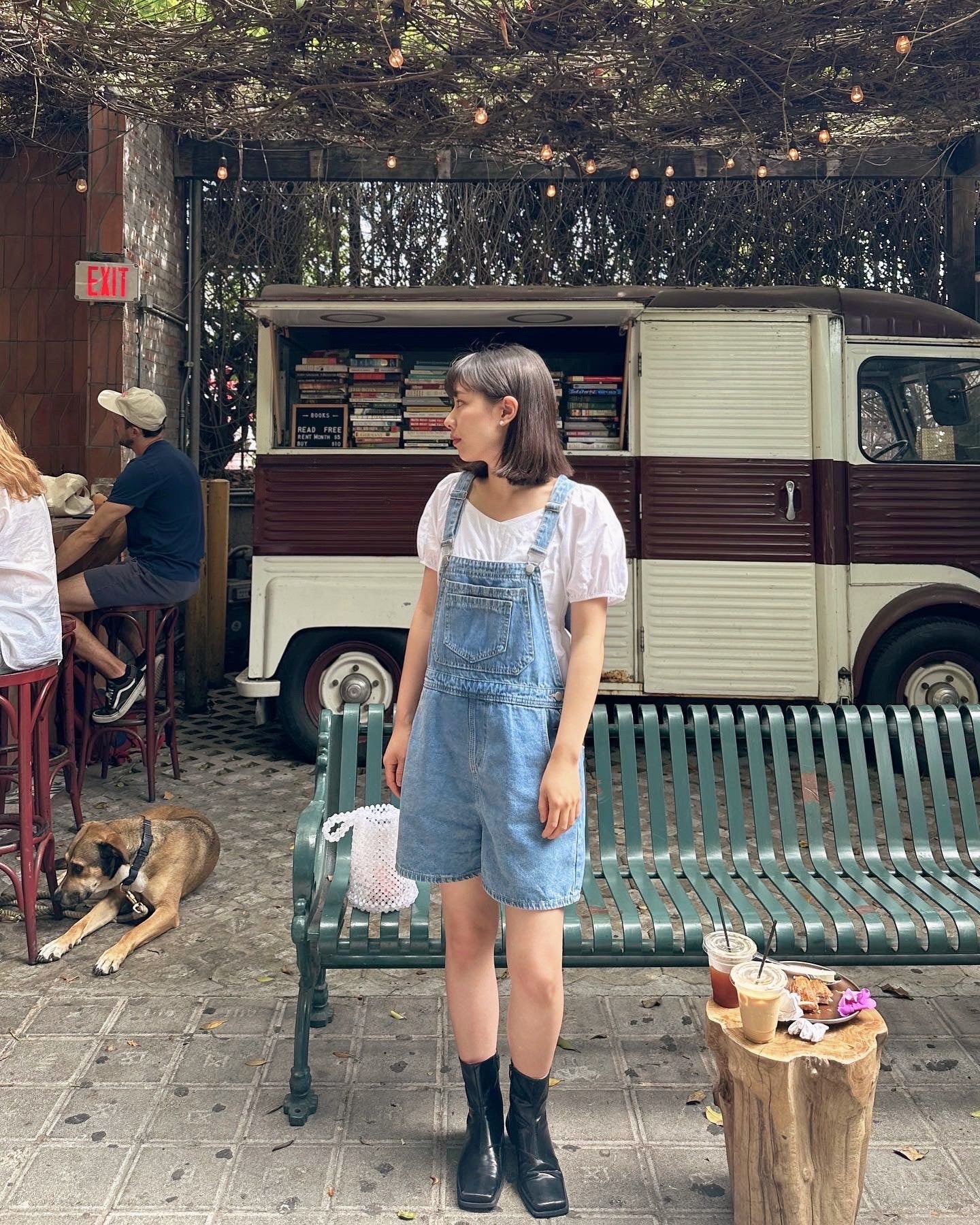 Denim Romper