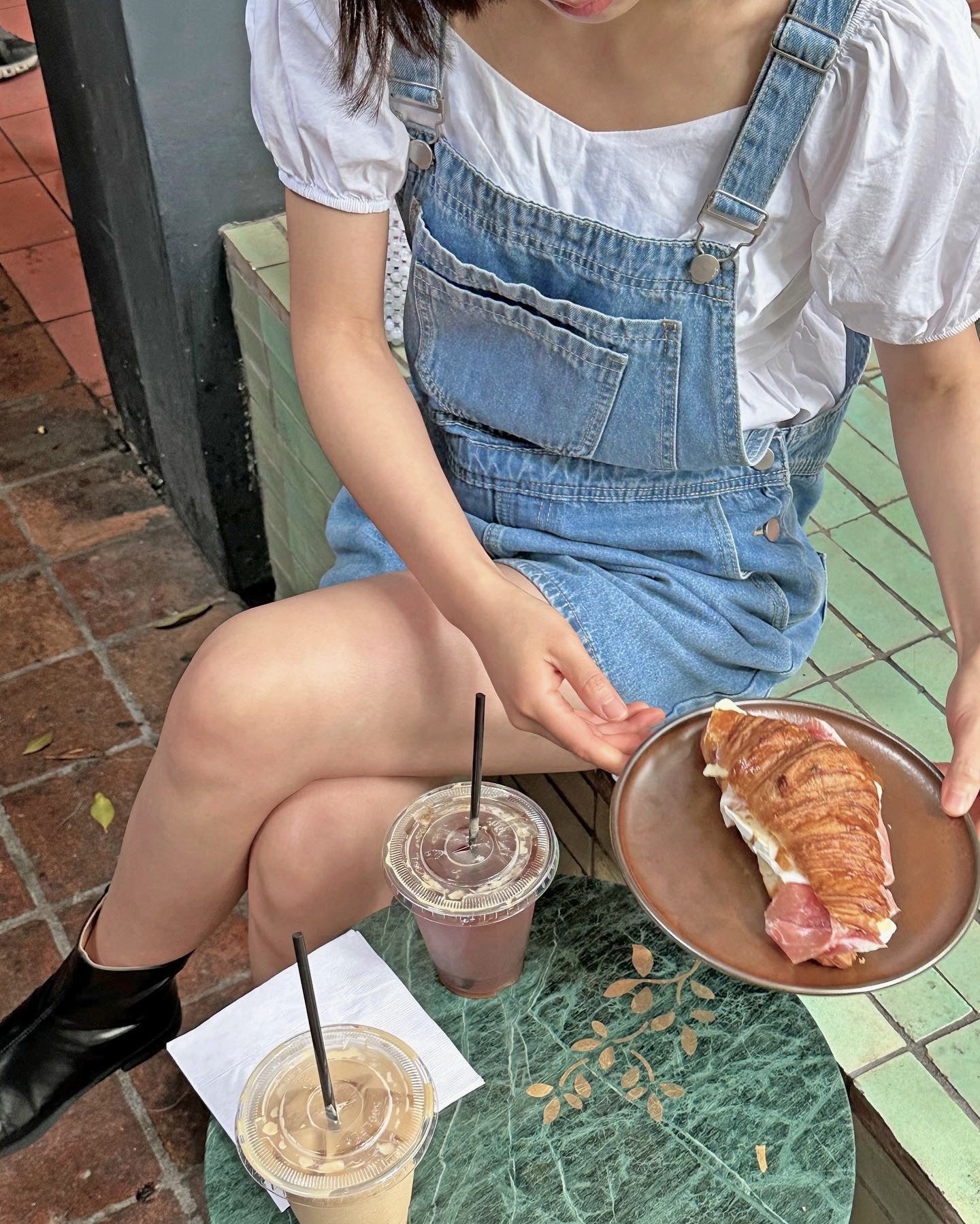 Denim Romper