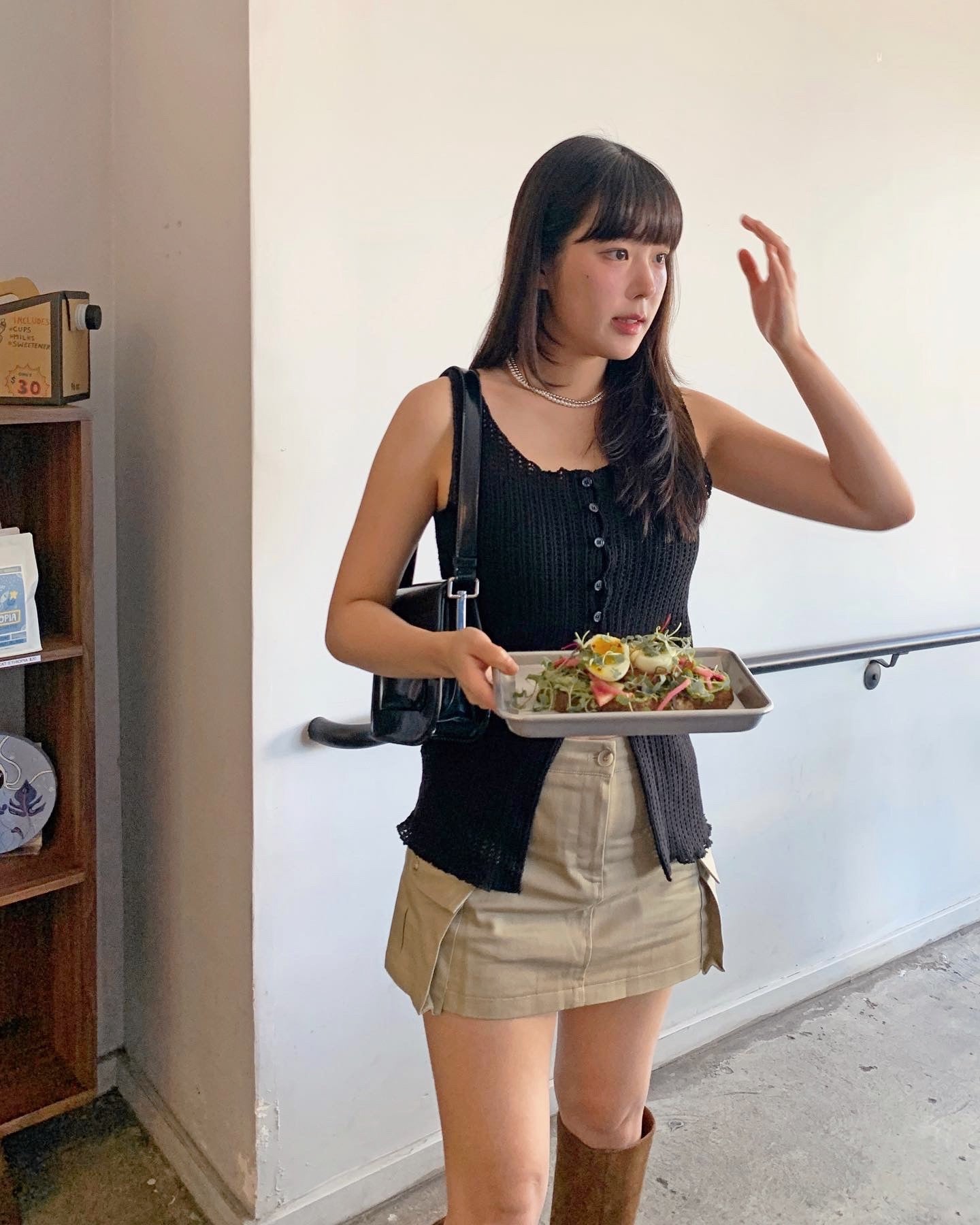 Low Rise Cargo Skirt