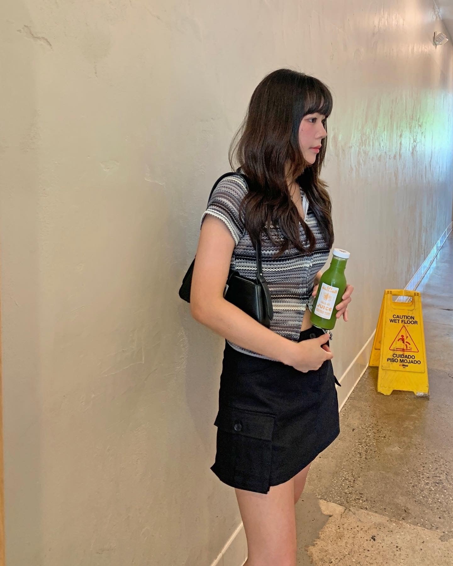 Low Rise Cargo Skirt