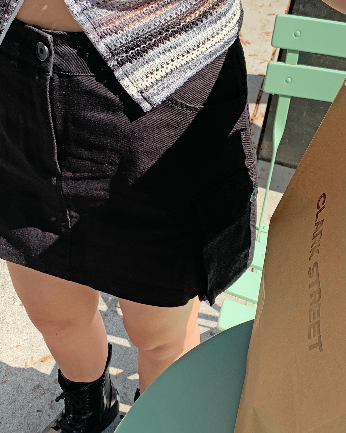 Low Rise Cargo Skirt