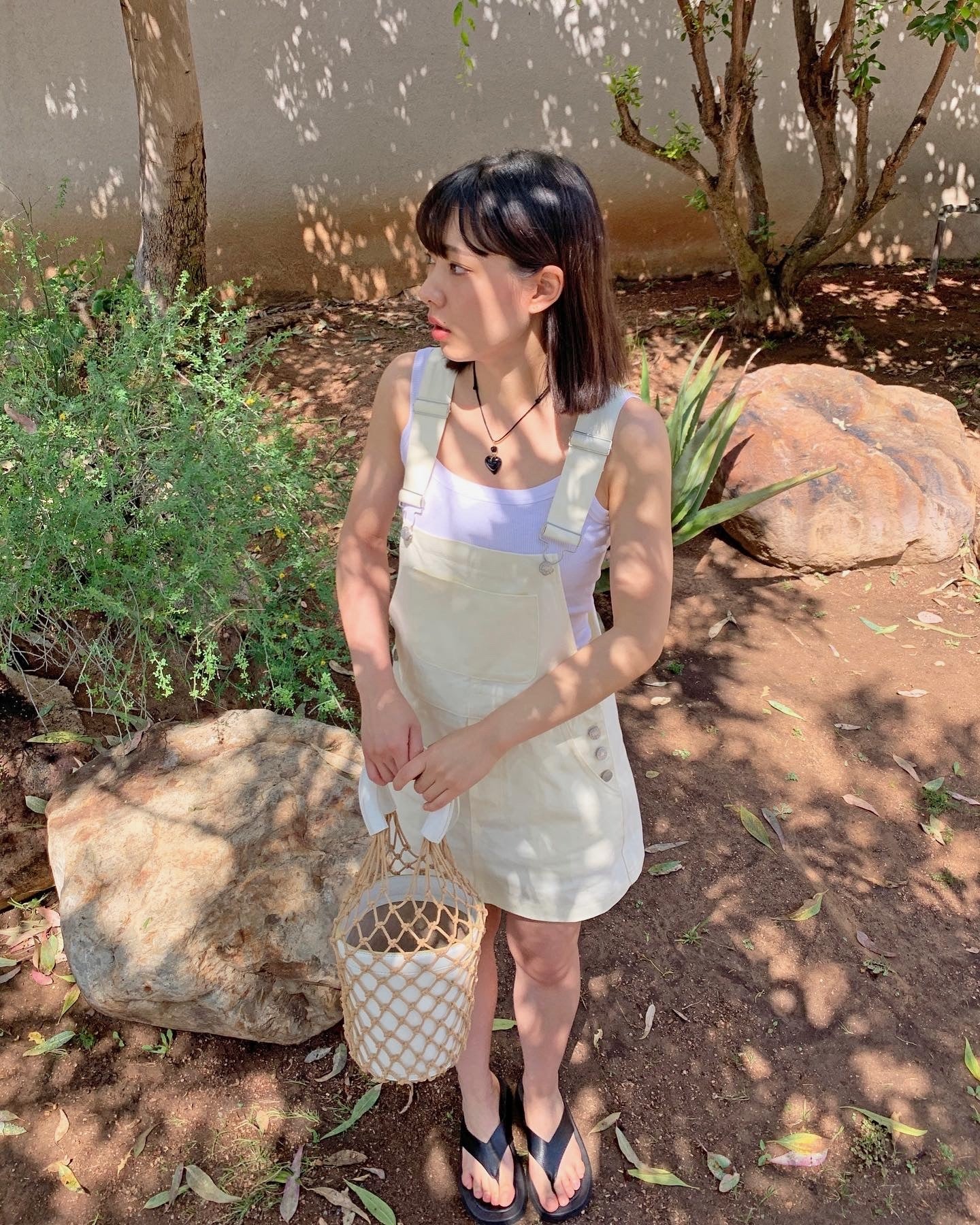 Cotton Overall Dress