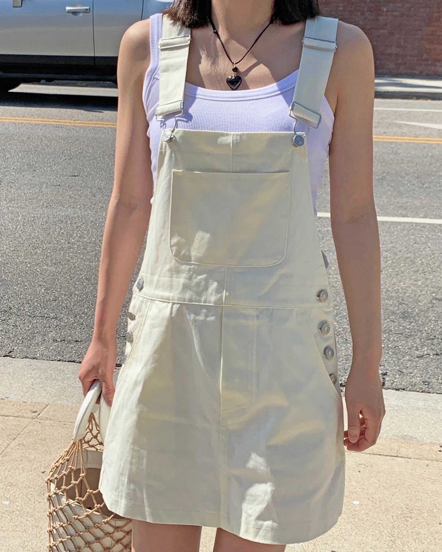 Cotton Overall Dress