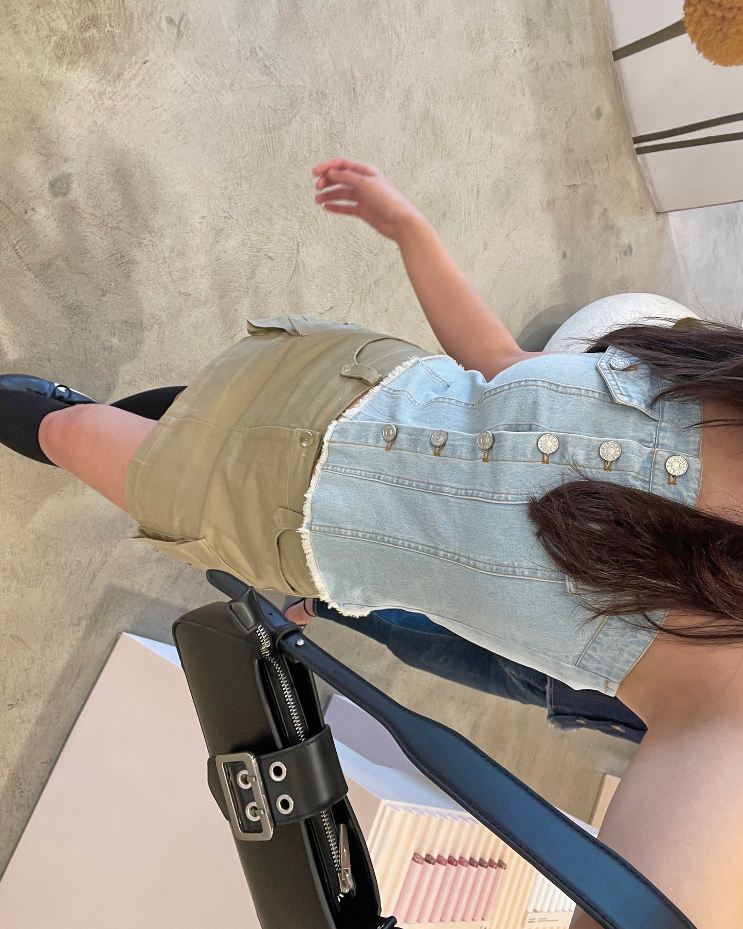 Denim Tube Top