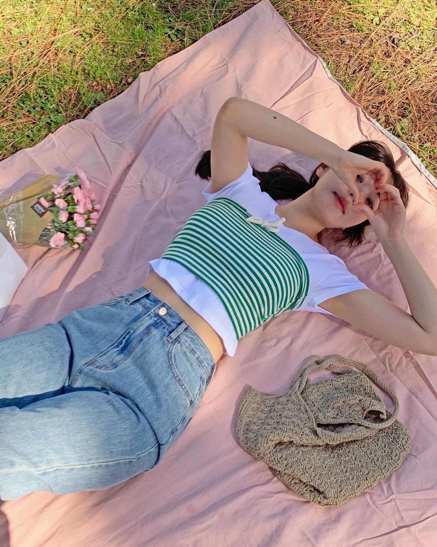 Striped Tube Top